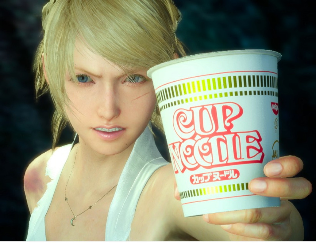 Final Fantasy 30th Anniversary!! Last boss design cup noodle release!