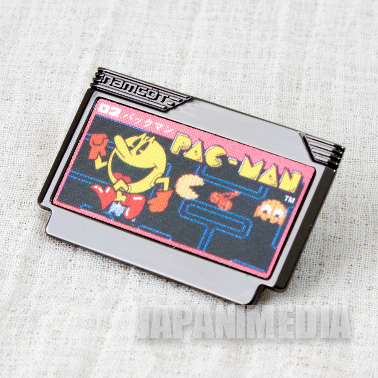 Pac Man Namco Museum Cassette Pins Collection Bandai Japan Famicom Nec Japanimedia Store 