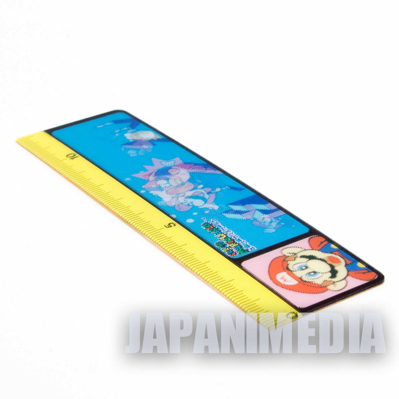 Retro RARE Super Mario World ruler 12cm [Mario Sea Stage] JAPAN GAME ...