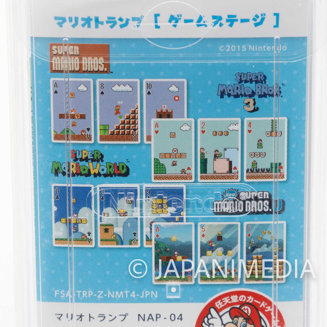 Mario Trump Super Mario Bros. Game Stage ver. Trump Playing Cards Nintendo JAPAN ...