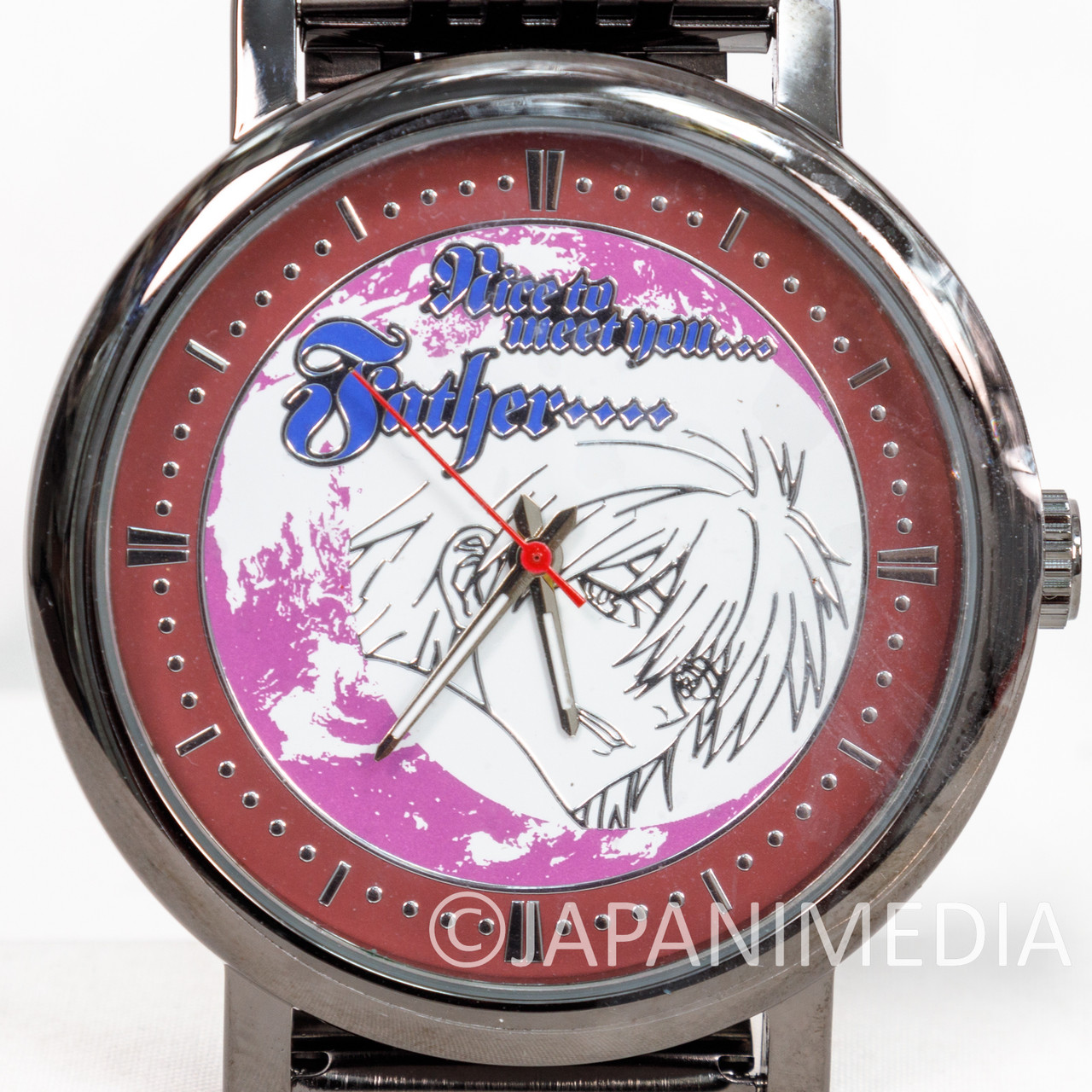 Evangelion Kaworu Nagisa Wrist Watch in Tin Can Box SEGA