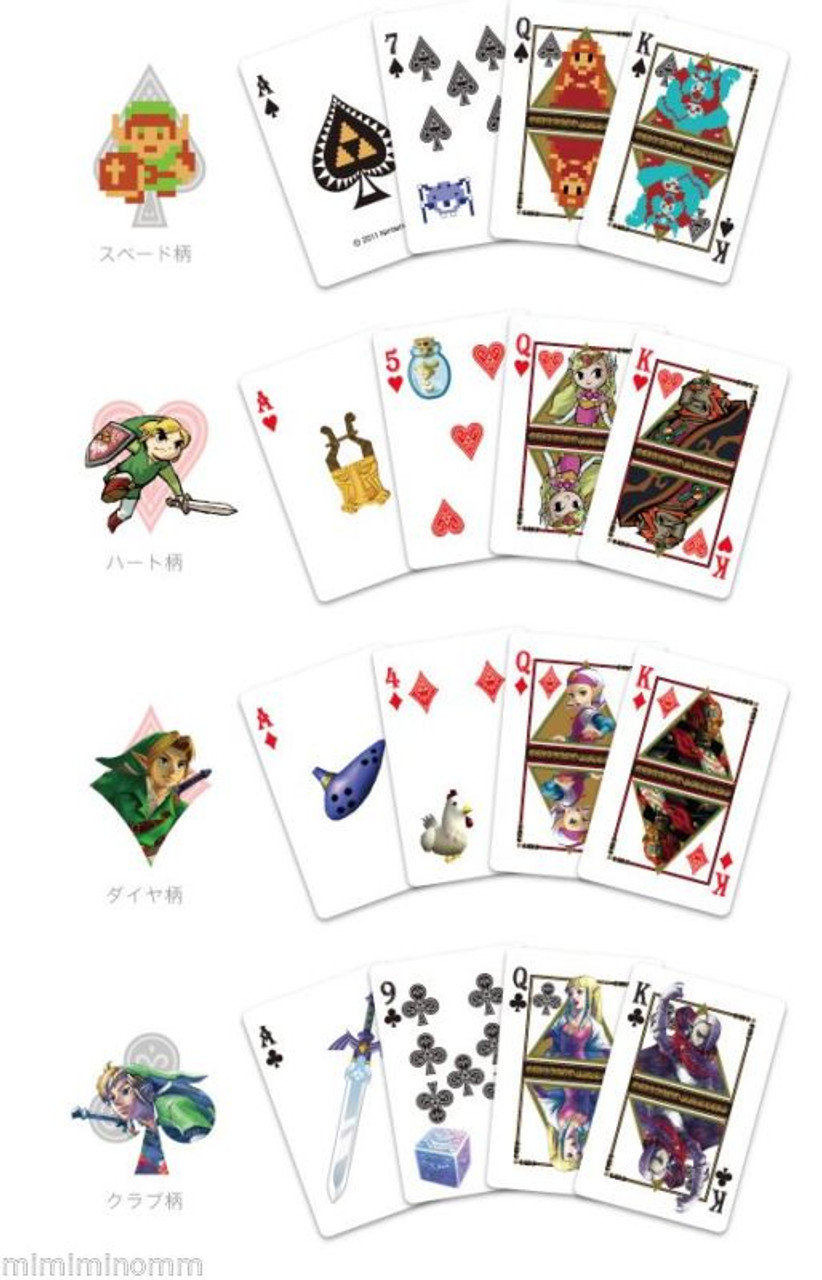 zelda playing cards