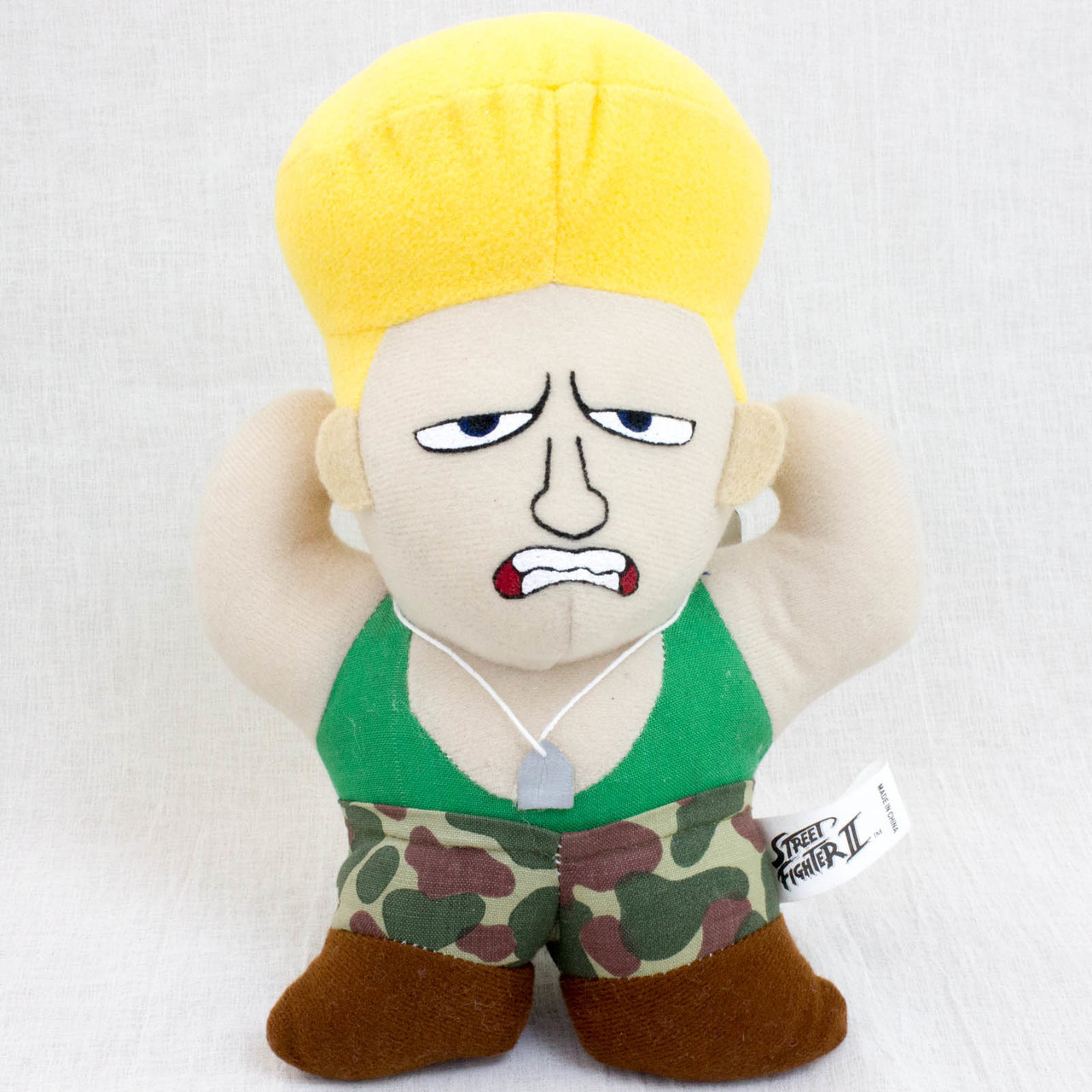 Street Fighter 2 Guile Plush Doll Figure Capcom Character JAPAN GAME