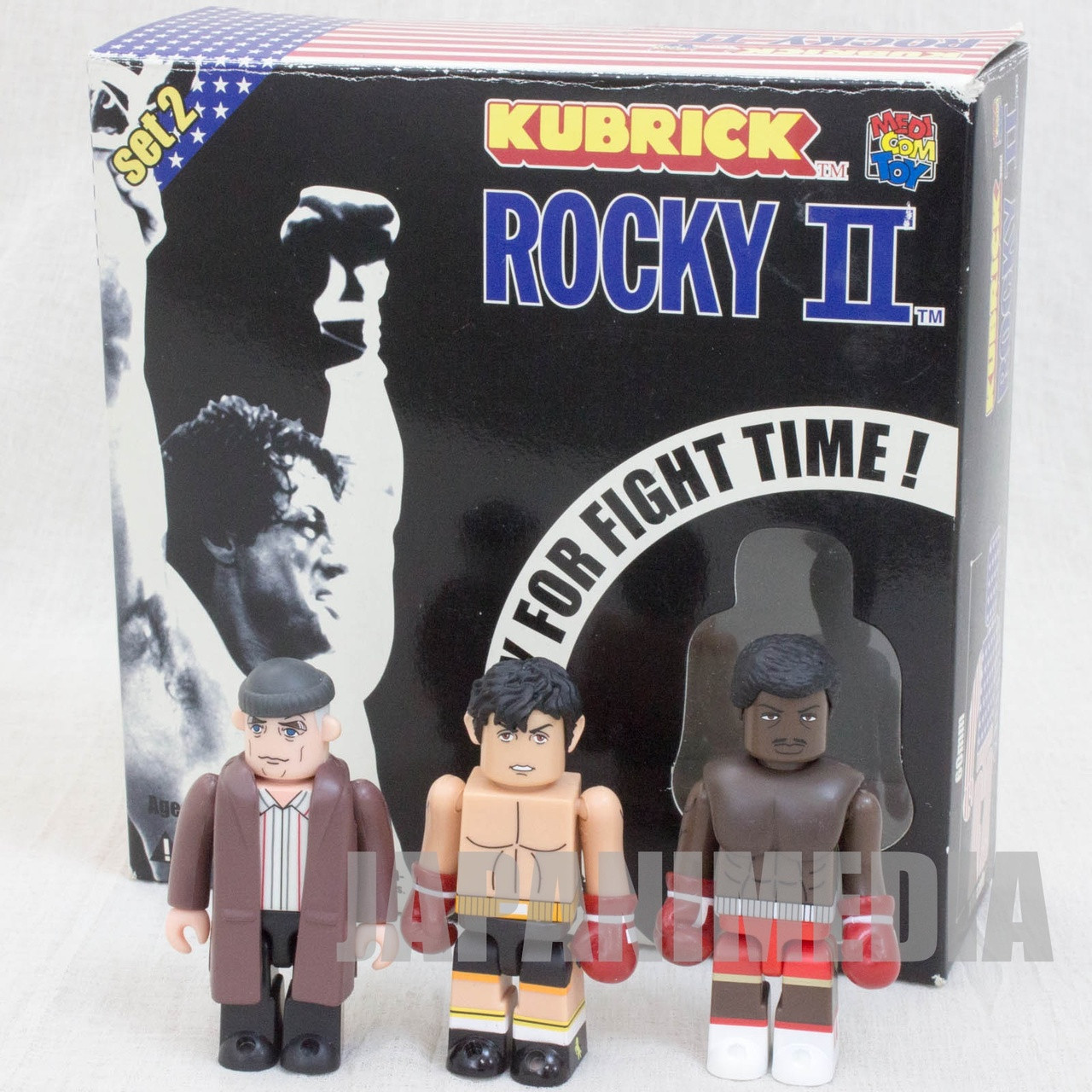 ROCKY II 2 Kubrick figure set APOLLO MICKEY Medicom Toy JAPAN