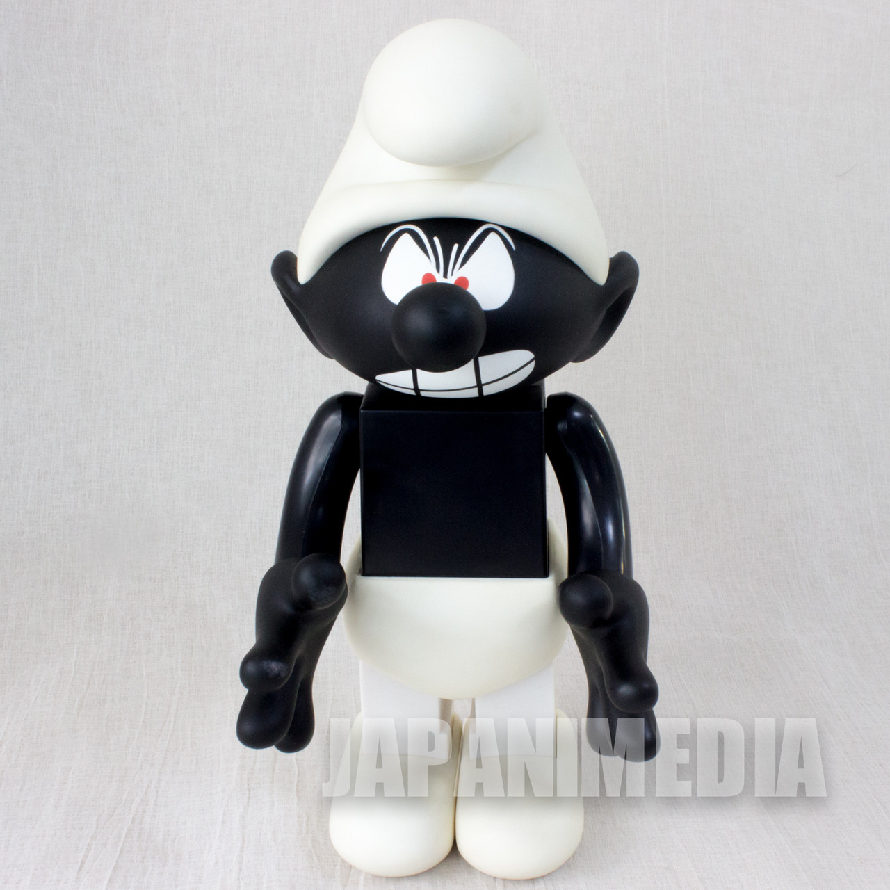 RARE! Kubrick 400% Black Smurf Figure Medicom Toy JAPAN SMURFS 