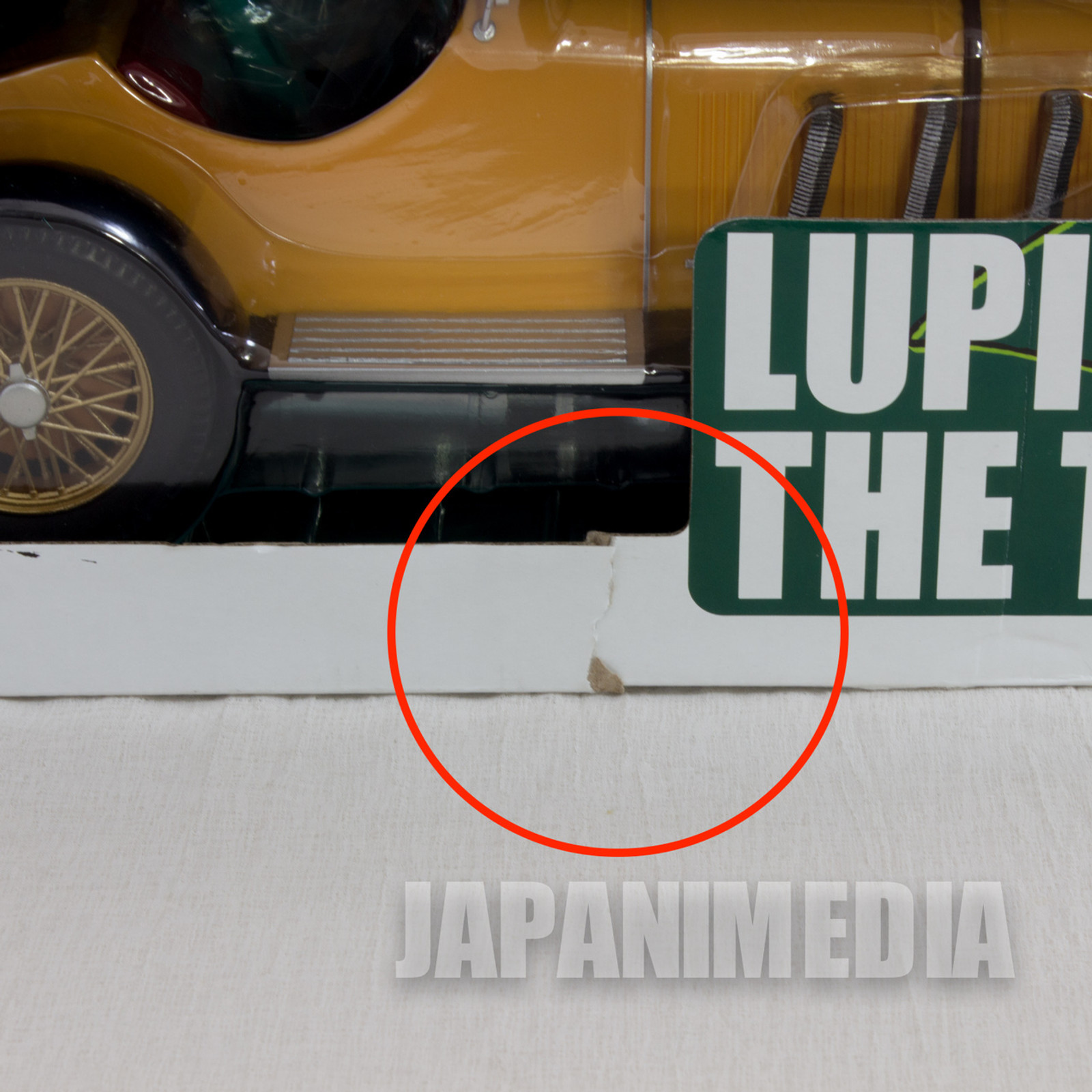 Lupin the Third (3rd) Model Car Mercedes Benz SSK Figure Banpresto JAPAN