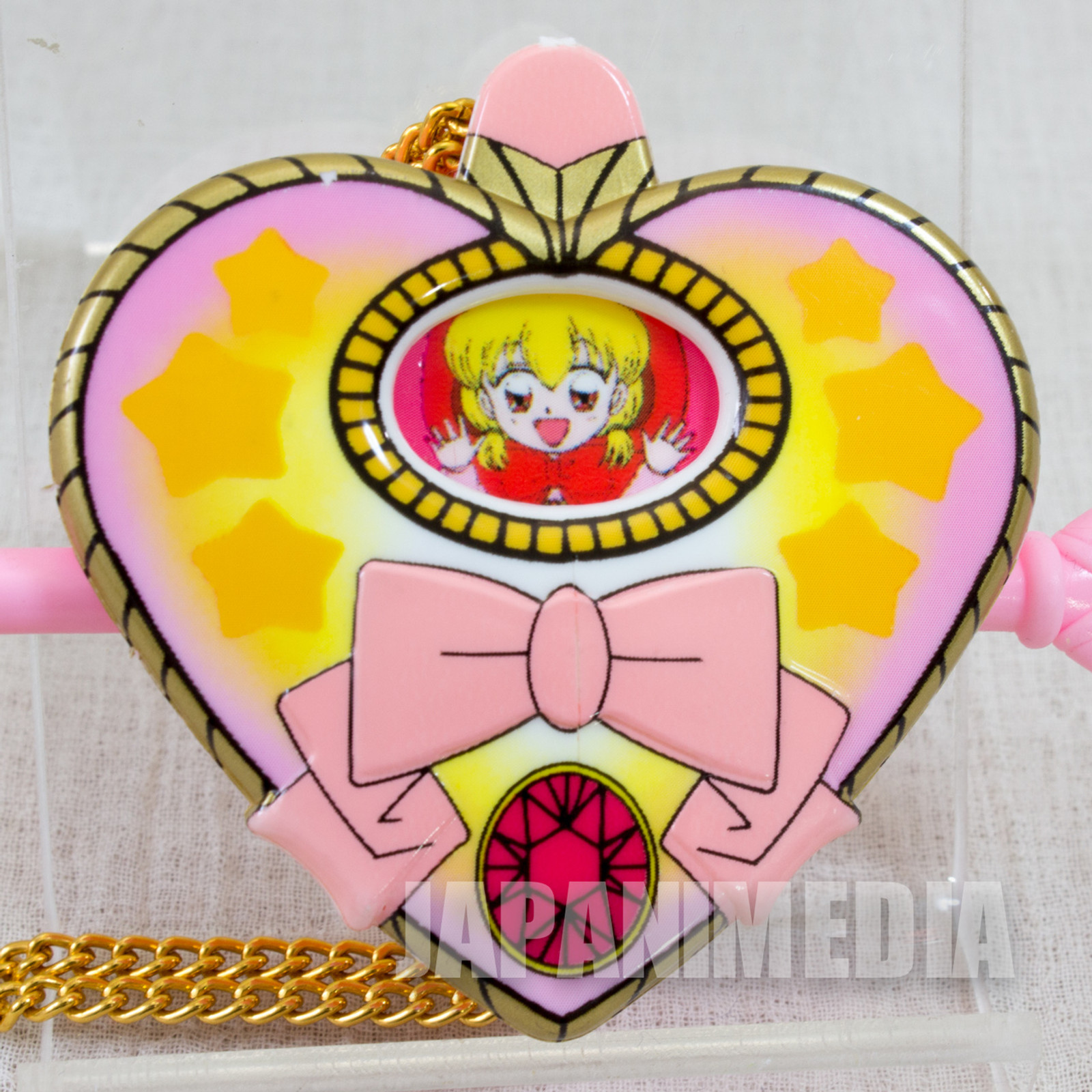 Akazukin Chacha Picture Changes Heart Pendant [ Chacha & Riiya ] JAPAN ANIME