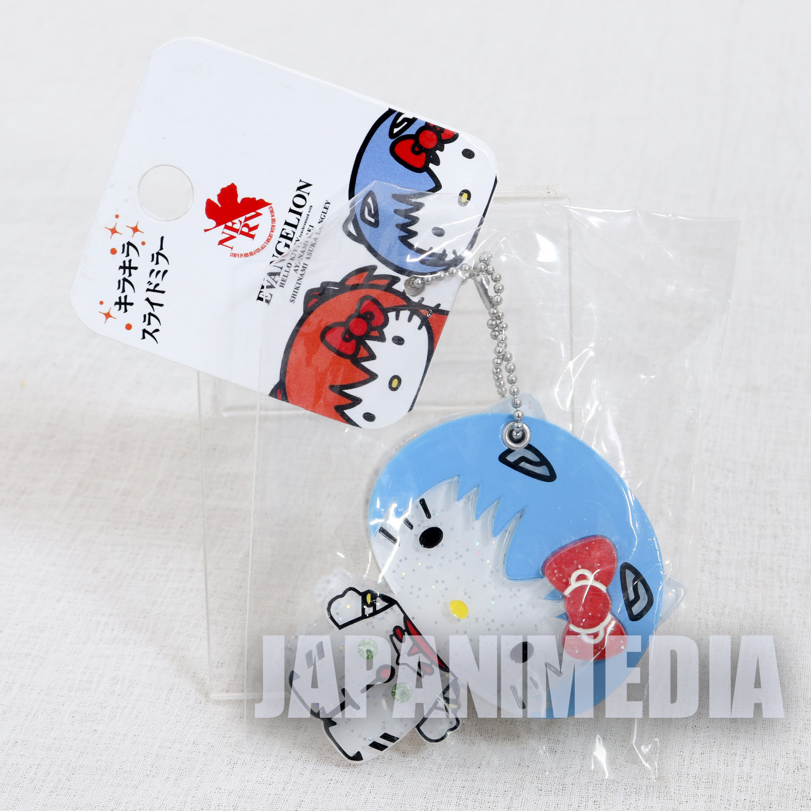 Evangelion x Hello Kitty Hand Mirror Rei Ayanami Ver. Sanrio JAPAN