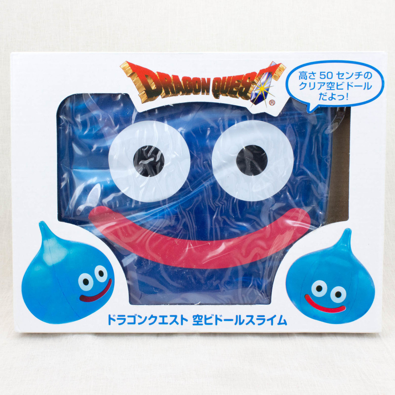 Dragon Quest Slime Clear PVC Balloon Doll JAPAN GAME