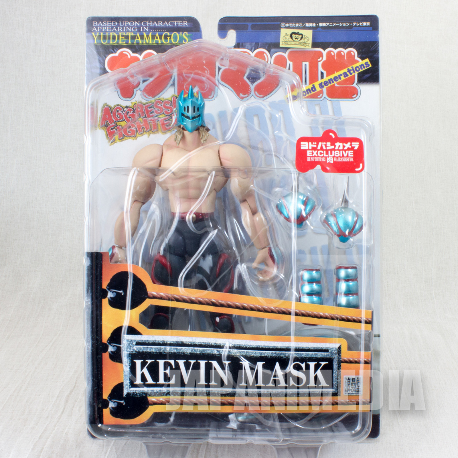 Kinnikuman 2nd Generation KEVIN MASK (Sapphire Blue) Romando PVC Action Figure Yodobashi Camera Exclusive ver. JAPAN / ULTIMATE MUSCLE