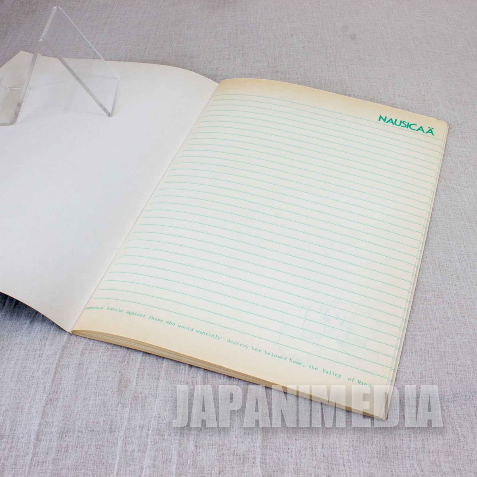 Retro RARE Nausicaa of the Valley Notebook #1 Ghibli JAPAN ANIME MANGA