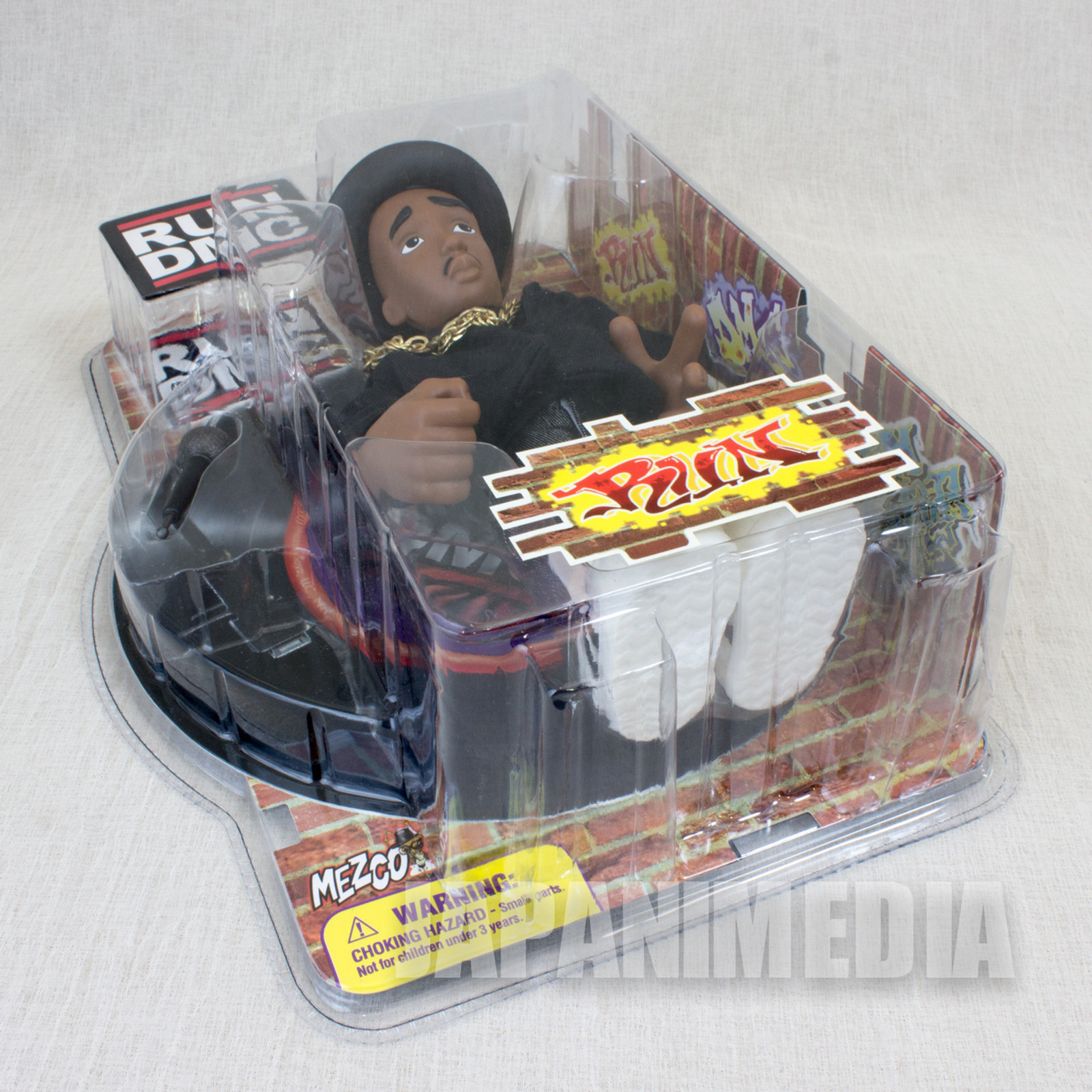 RUN DMC Run Action Figure Black Clothes Ver. Mezco Toy HIP HOP RAP