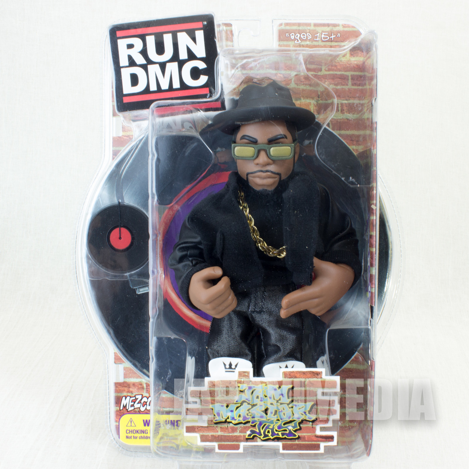 RUN DMC Run Action Figure Black Clothes Ver. Mezco Toy HIP