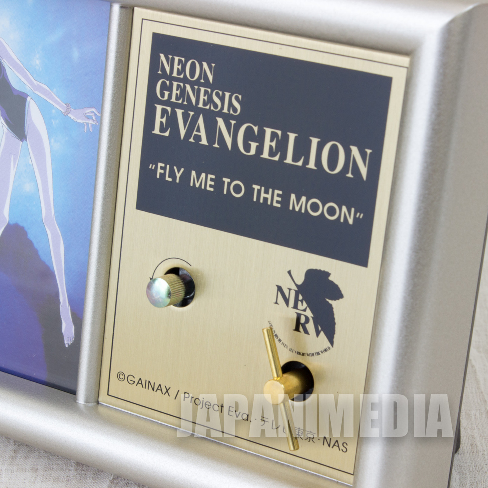 Evangelion Music Box "Fly Me to the Moon" Ayanami Rei Swimsuit JAPAN ANIME