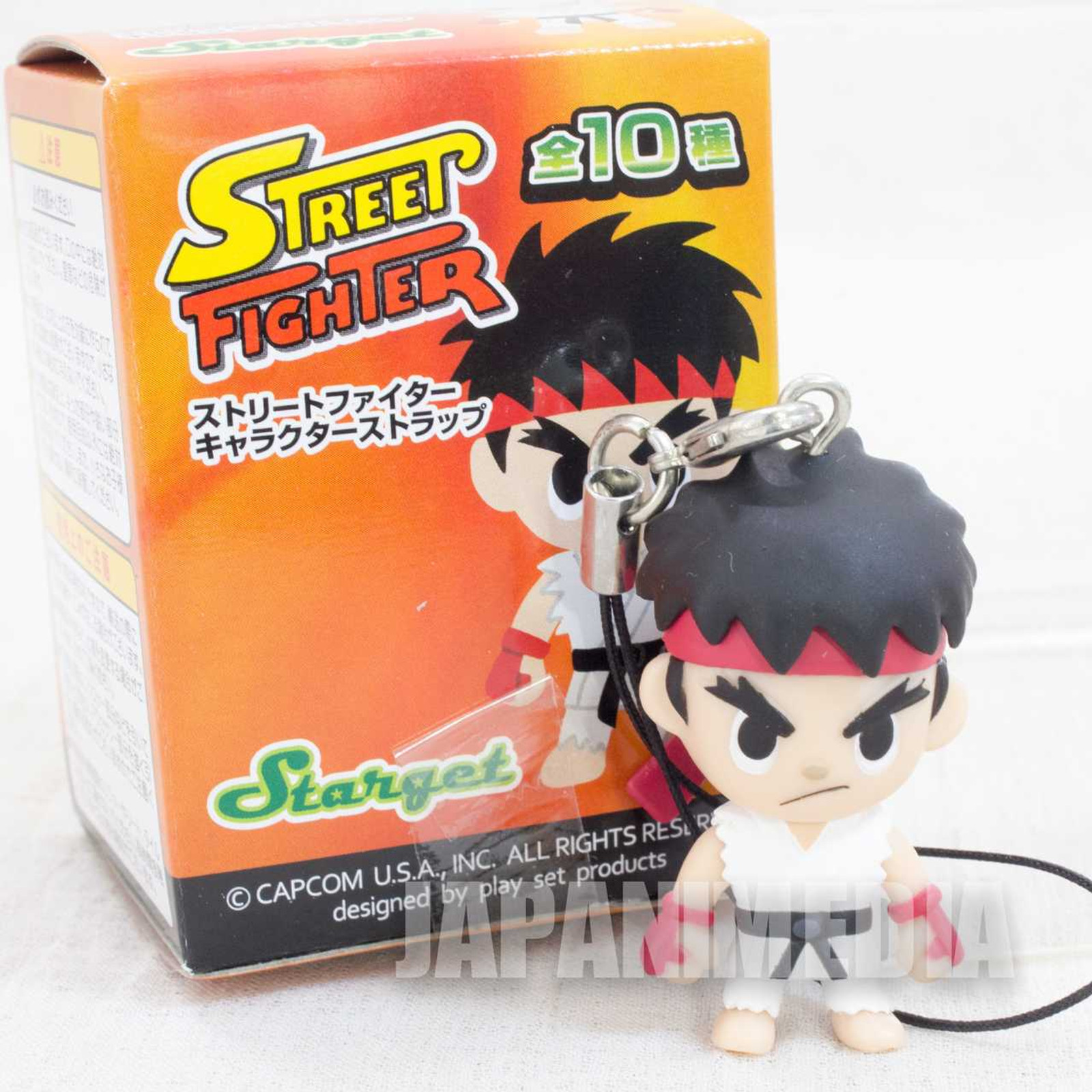 Street Fighter 2 Ryu Normal ver. Character Strap Figure Capcom JAPAN GAME Japanimedia Store