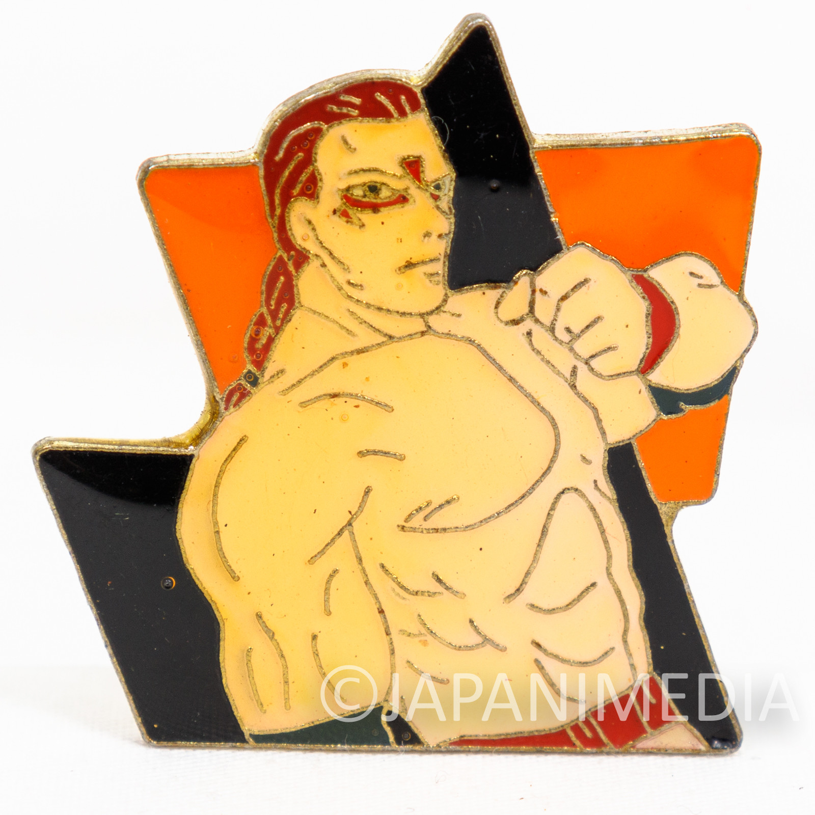 Virtua Fighter Wolf Hawkfield Metal Pins SEGA JAPAN GAME