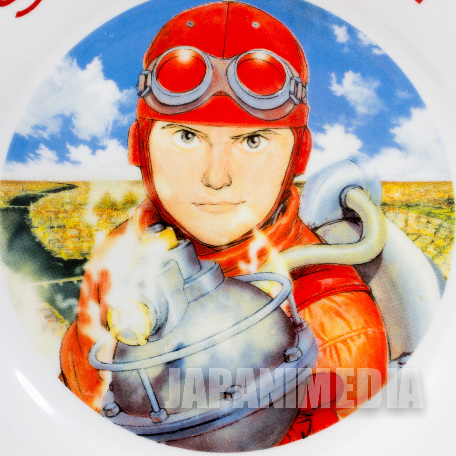 SteamBoy Pizza Hat Picture Plate Dish Otomo Katsuhiro JAPAN ANIME MANGA