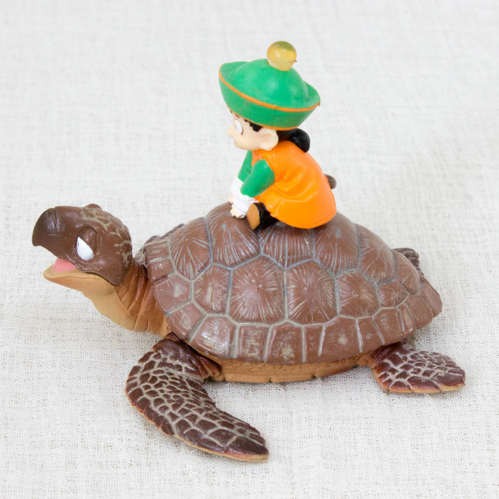 Dragon Ball Z Son Gohan on Sea Turtle Mini Figure JAPAN ANIME MANGA