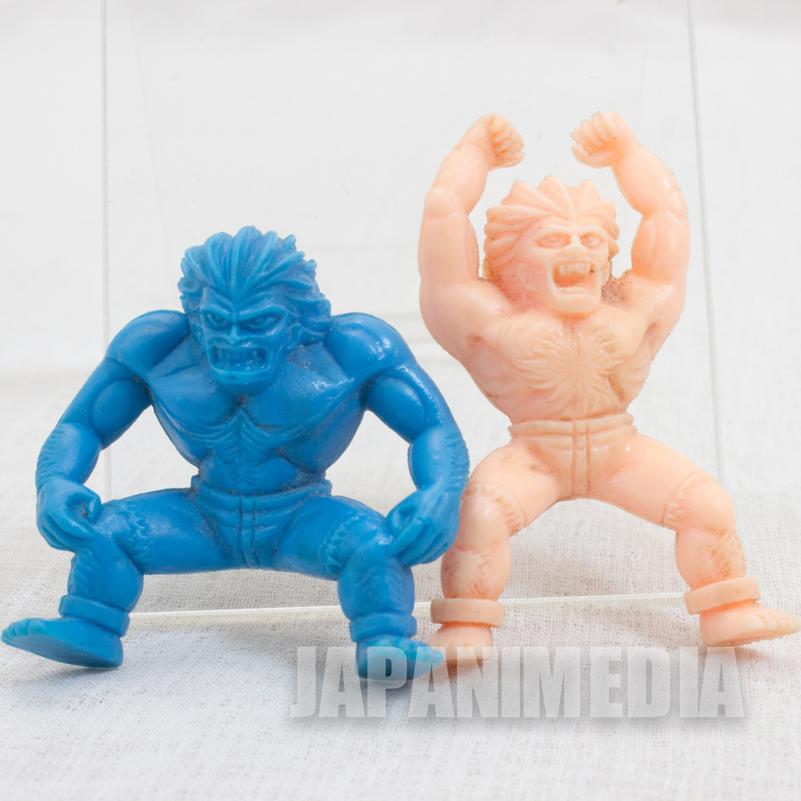 Street Fighter 2 Mini Un-painted Rubber Figure Kit Blanka 2pc Set Capcom