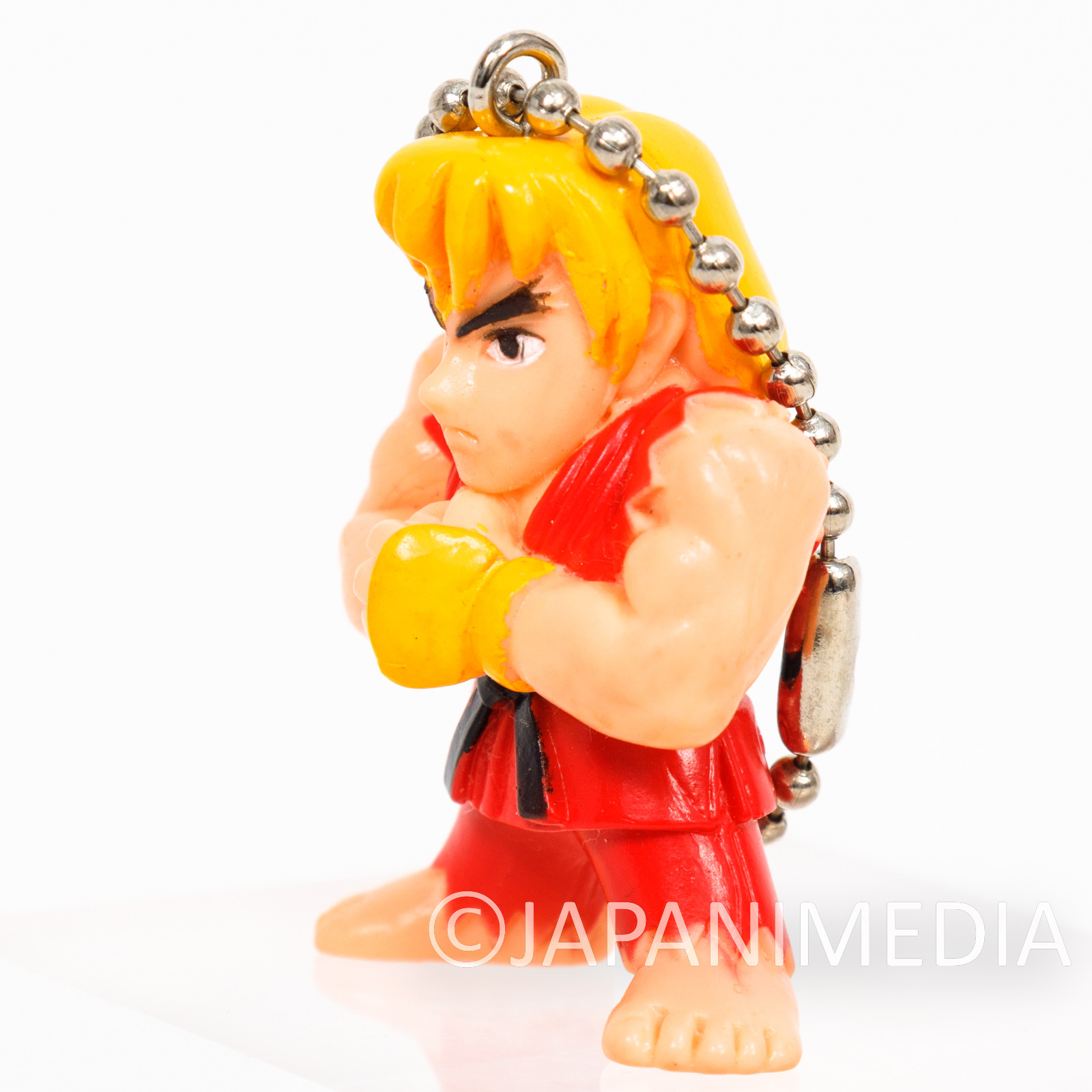 Street Fighter 2 Mini Figure Ken Figure Ballchain Capcom JAPAN GAME