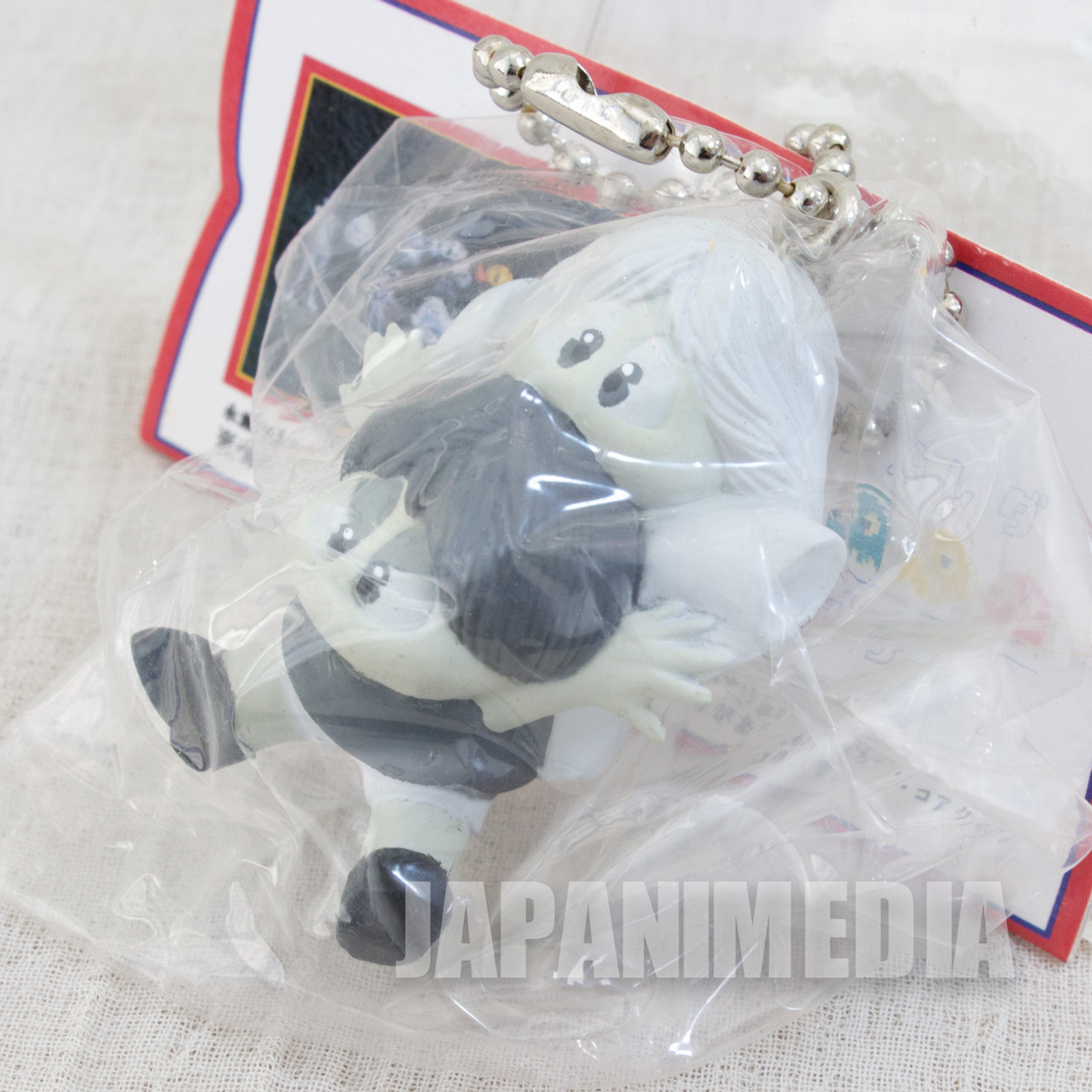 Retro Rare! Shadow Land Yokai Douchuuki Monochrome Figure Ballchain Namco JAPAN