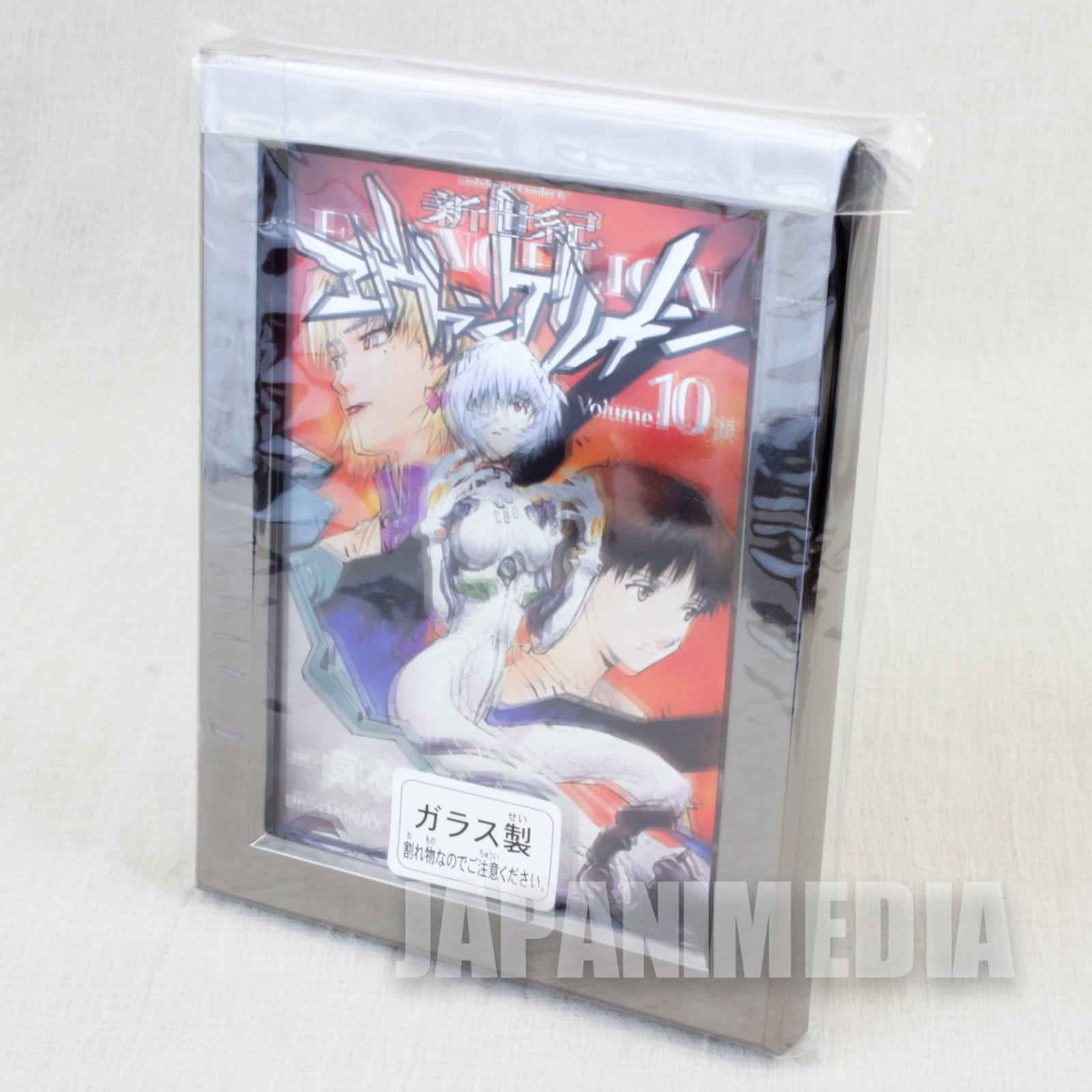 Evangelion 6" Comics Jacket Picture Mirror Vol.10 Rei Ayanami SEGA JAPAN