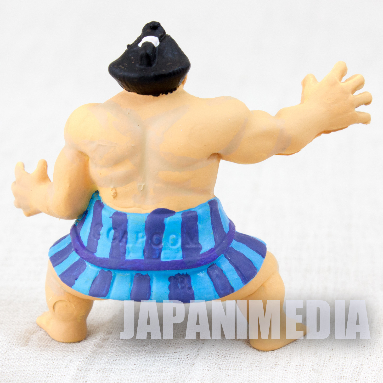 Street Fighter 2 II E. Honda 1" Rubber Figure Painted Capcom JAPAN