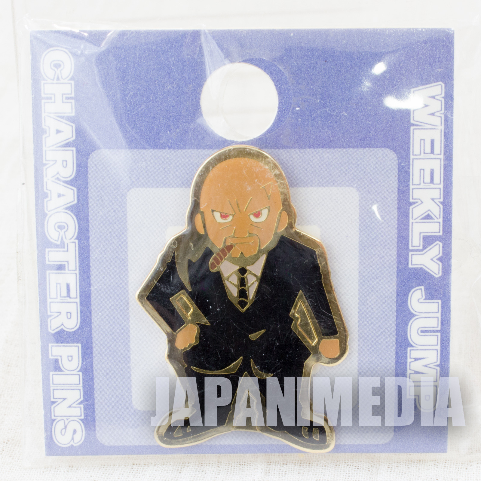 Black Cat Nizer Bruckheimer Chronos Numbers No.V Character Pins JAPAN ANIME MANGA SHONEN JUMP