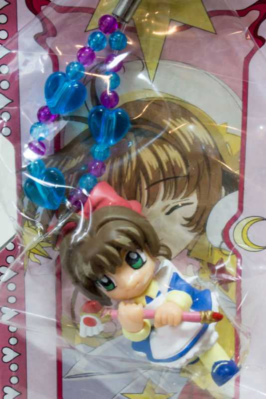 RARE! Cardcaptor Sakura Mascot Figure Mobile Strap 3 CLAMP SEGA JAPAN ANIME