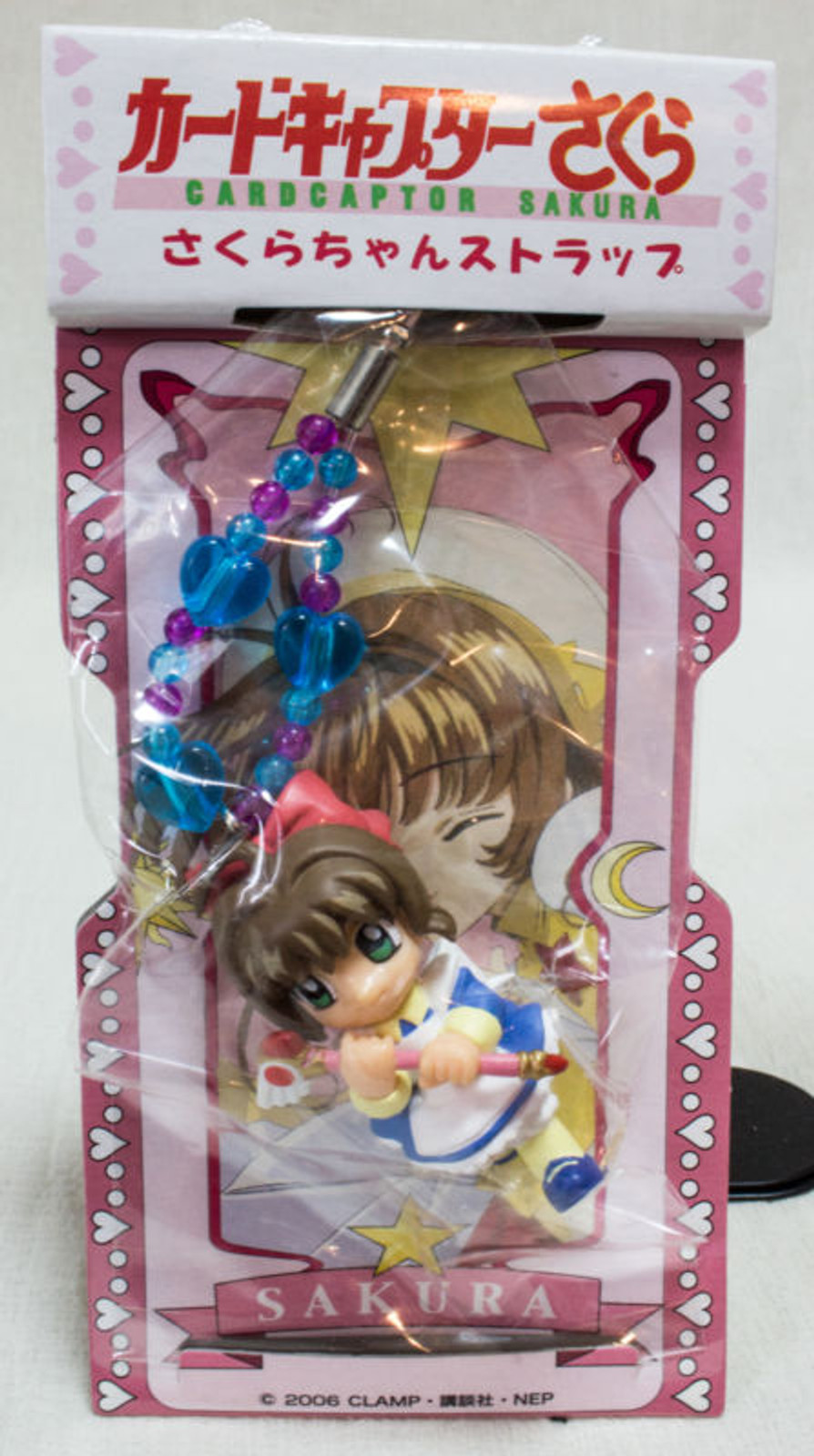 RARE! Cardcaptor Sakura Mascot Figure Mobile Strap 3 CLAMP SEGA JAPAN ANIME