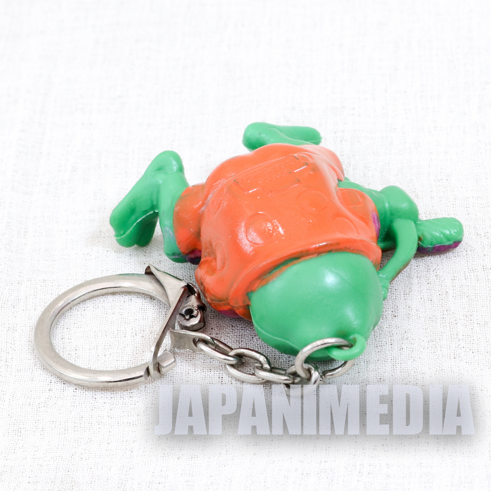 Retro RARE TMNT Teenage Mutant Ninja Turtles Punk Frog Figure Key Chain 1995