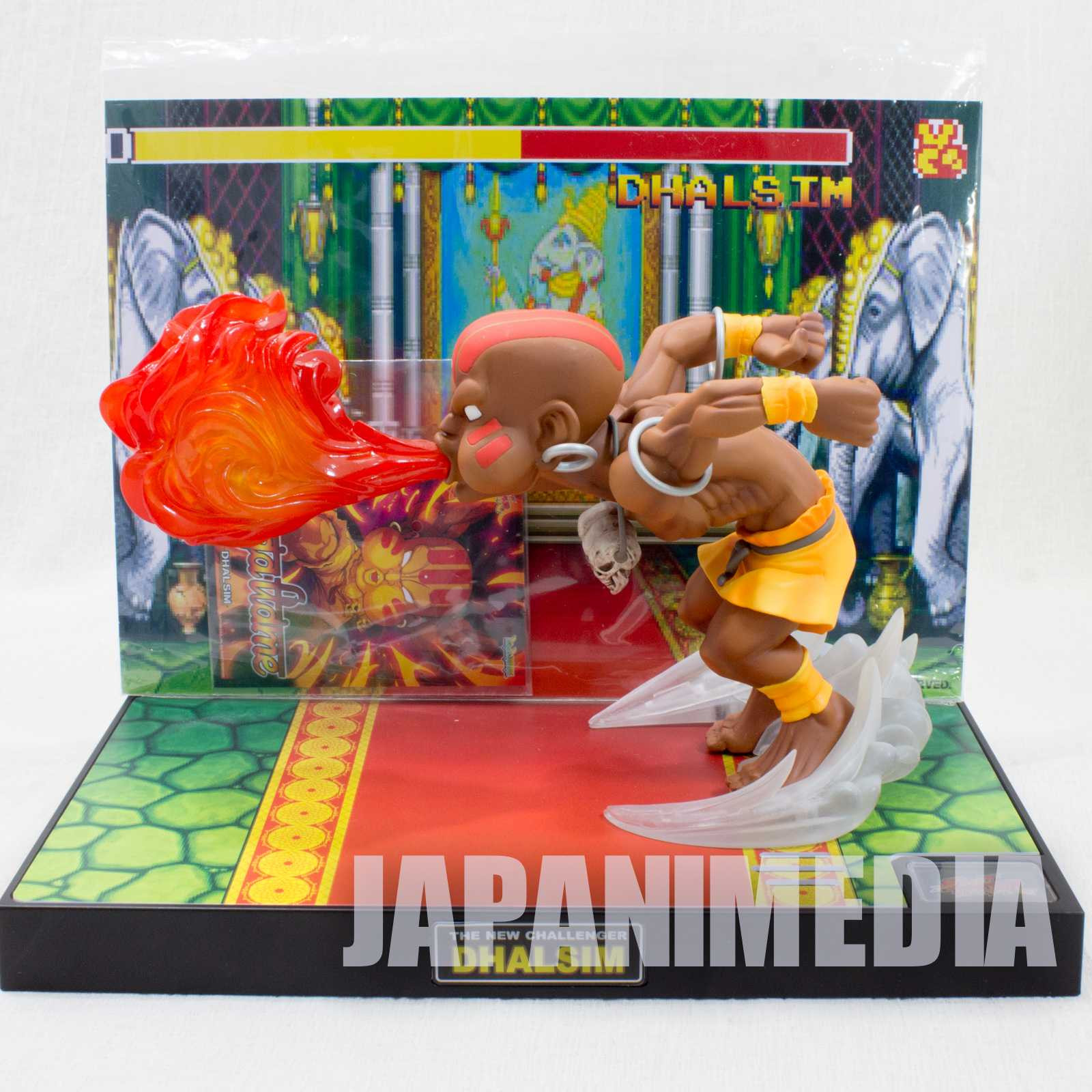 [JUNK ITEM] Street Fighter 2 Dhalsim Diorama Figure T.N.C-06 Capcom Character Japanimedia Store FRONT