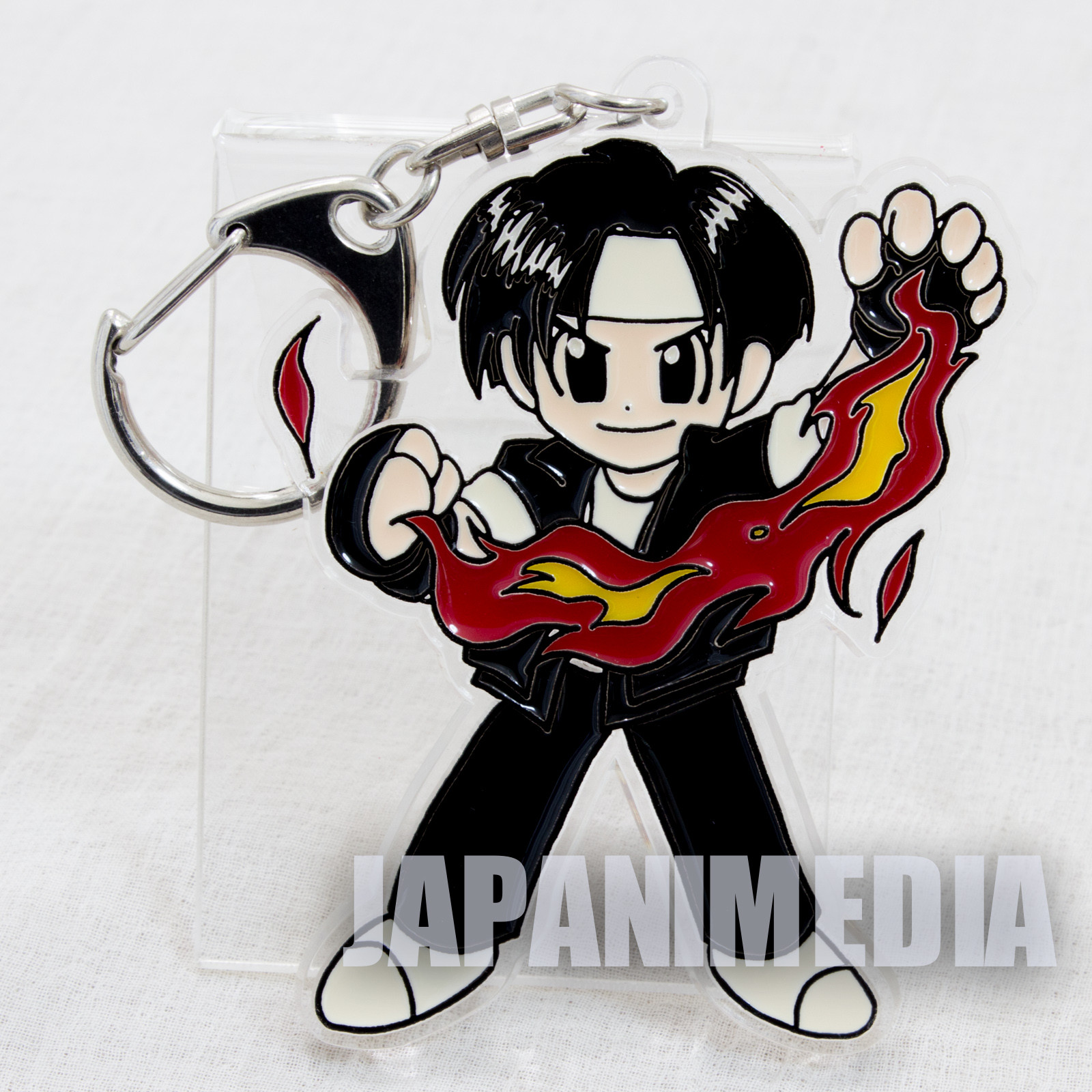 Retro King of Fighters Kyo Kusanagi Acrylic Mascot Keychain SNK 1996 JAPAN