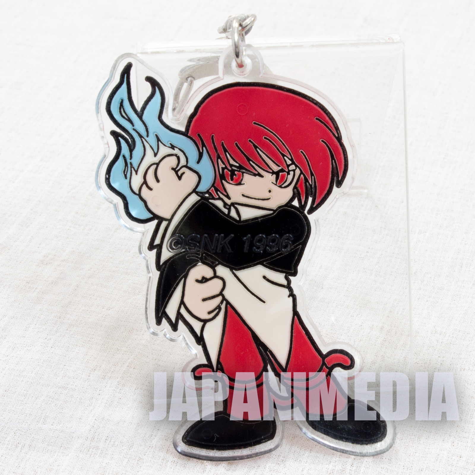 Retro KOF King of Fighters Iori Yagami Acrylic Mascot Keychain SNK 1996 JAPAN