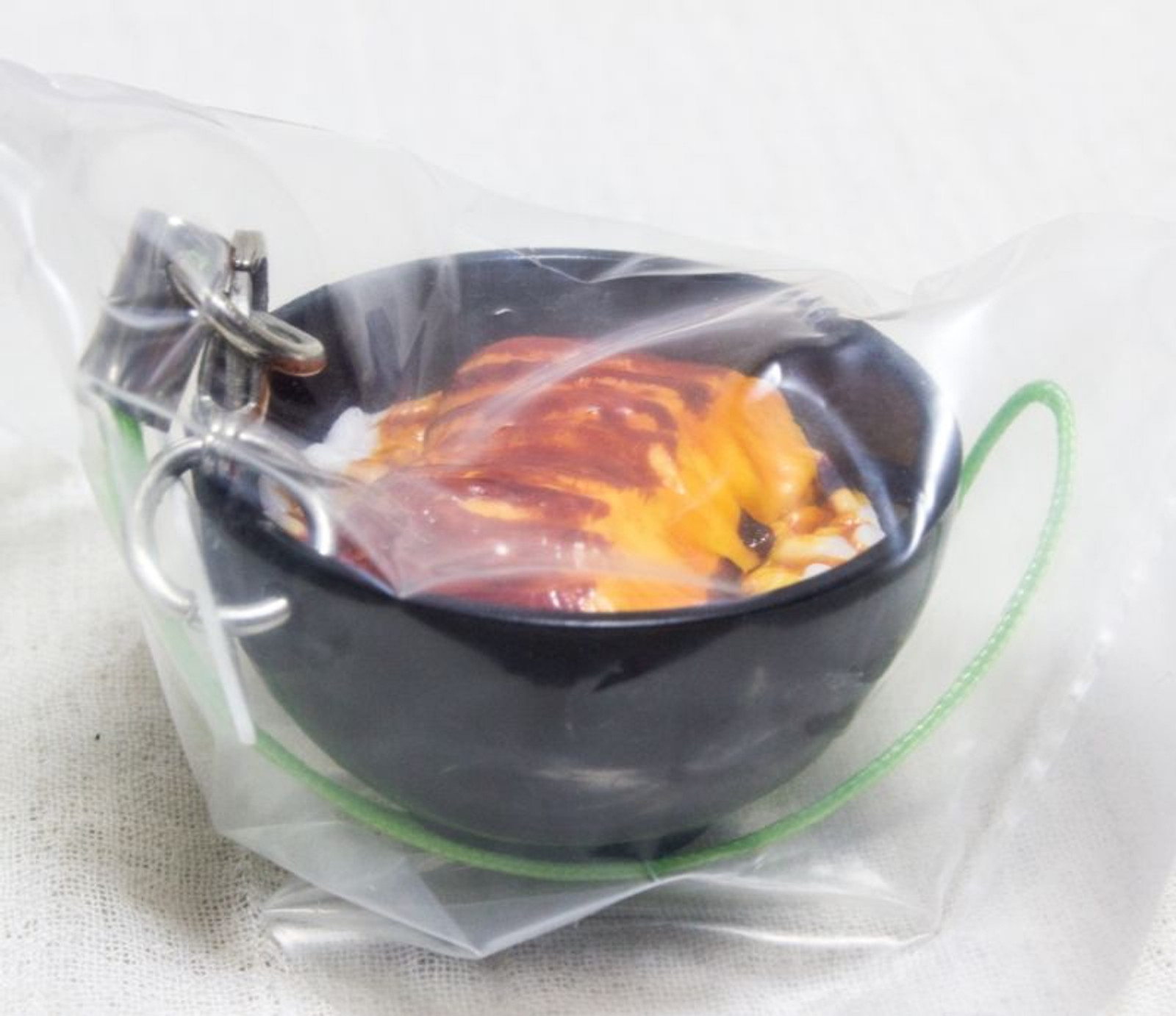 Japanese Food Unagi Donburi Mobile Strap Kura Sushi Gachapon JAPAN