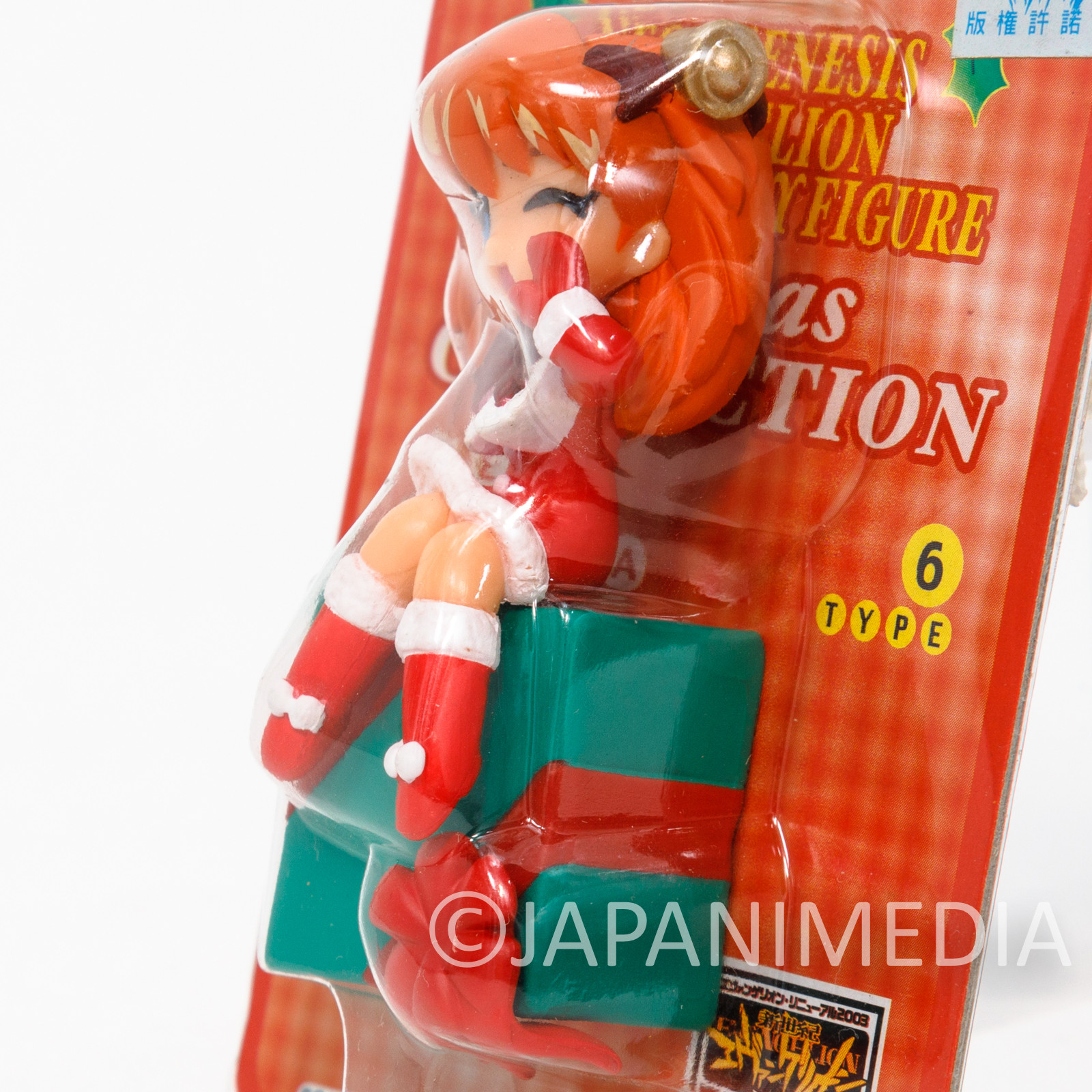 Evangelion Asuka Langley Mini Display Figure Christmas ver. JAPAN