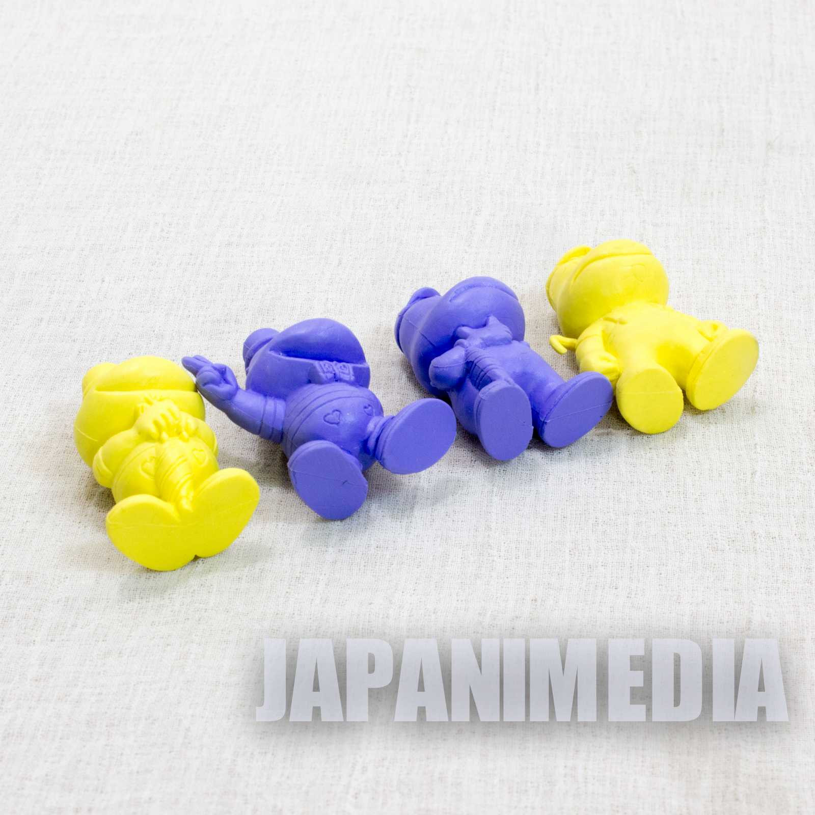 Retro RARE! Parasol Henbee Mini Rubber Figure 4pc set Fujiko A. Fujio JAPAN Japanimedia Store
