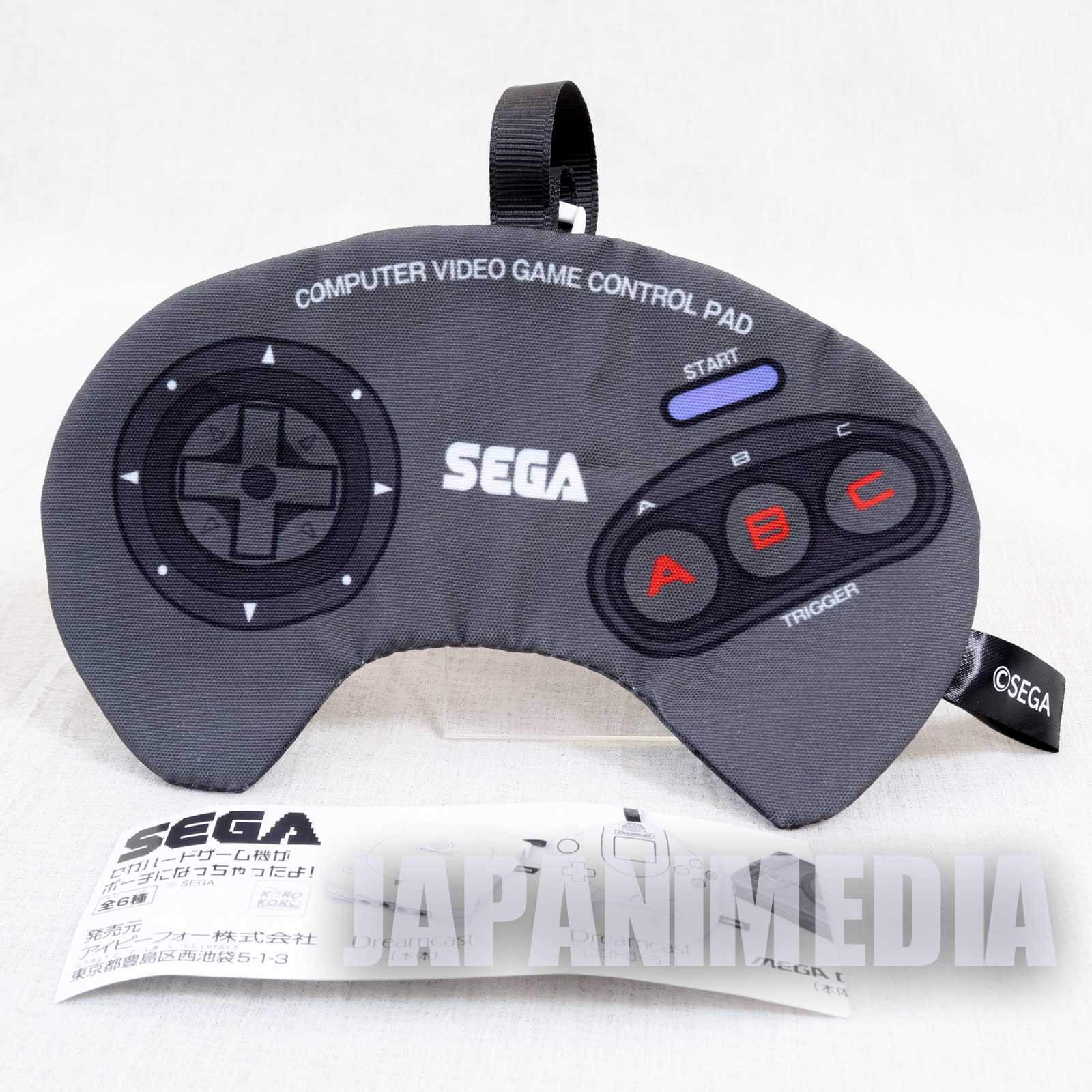 Mega Drive Controller SEGA Game Console Machine Type Pouch Case JAPAN GAME Japanimedia Store