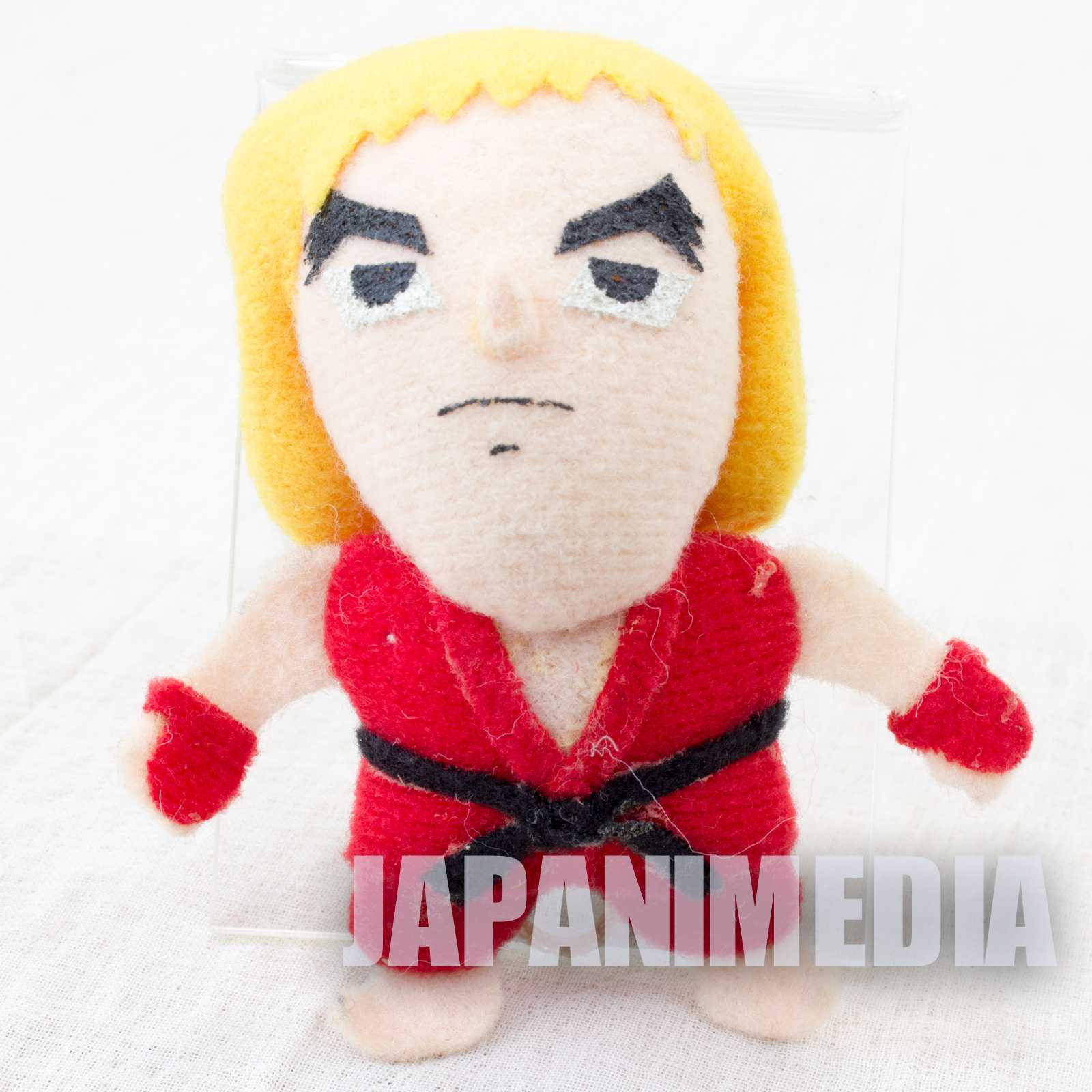 Street Fighter 2 Ken Small Size Plush Doll Capcom Character JAPAN GAME Japanimedia Store FRONT