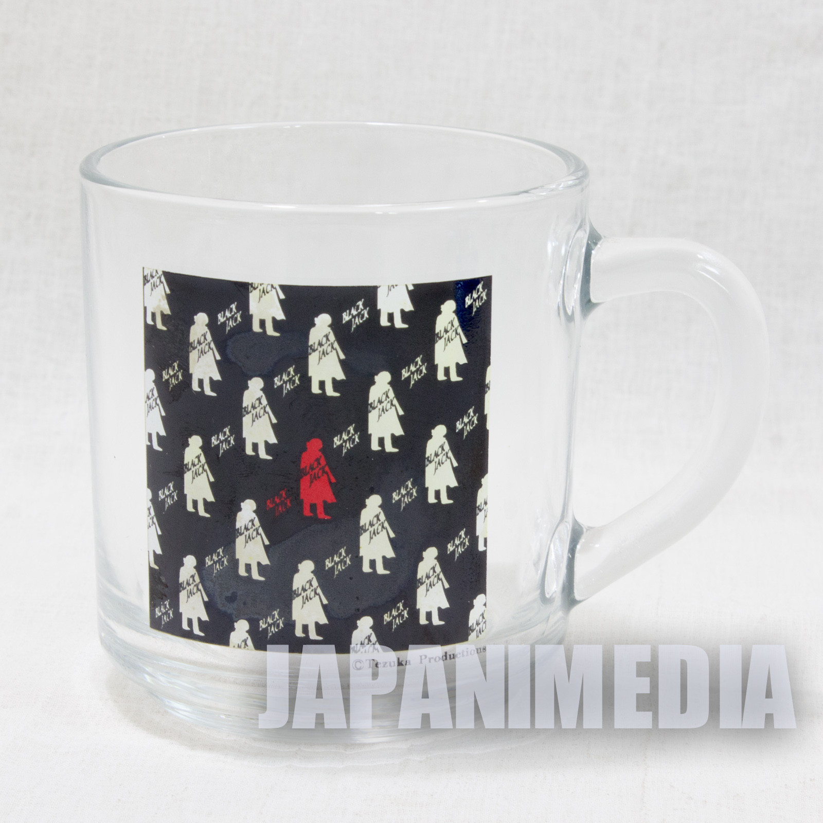 Black Jack Glass Mug #2 Tezuka Osamu JAPAN ANIME