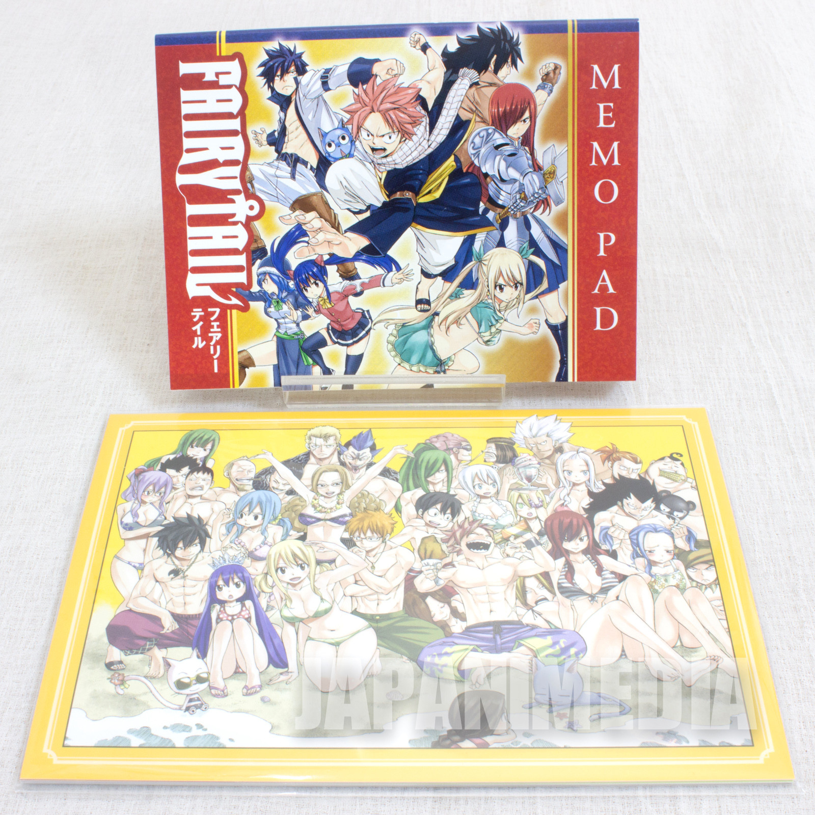 FAIRY TAIL Memo Pad &  Post Card (8pc) Set JAPAN ANIME MANGA