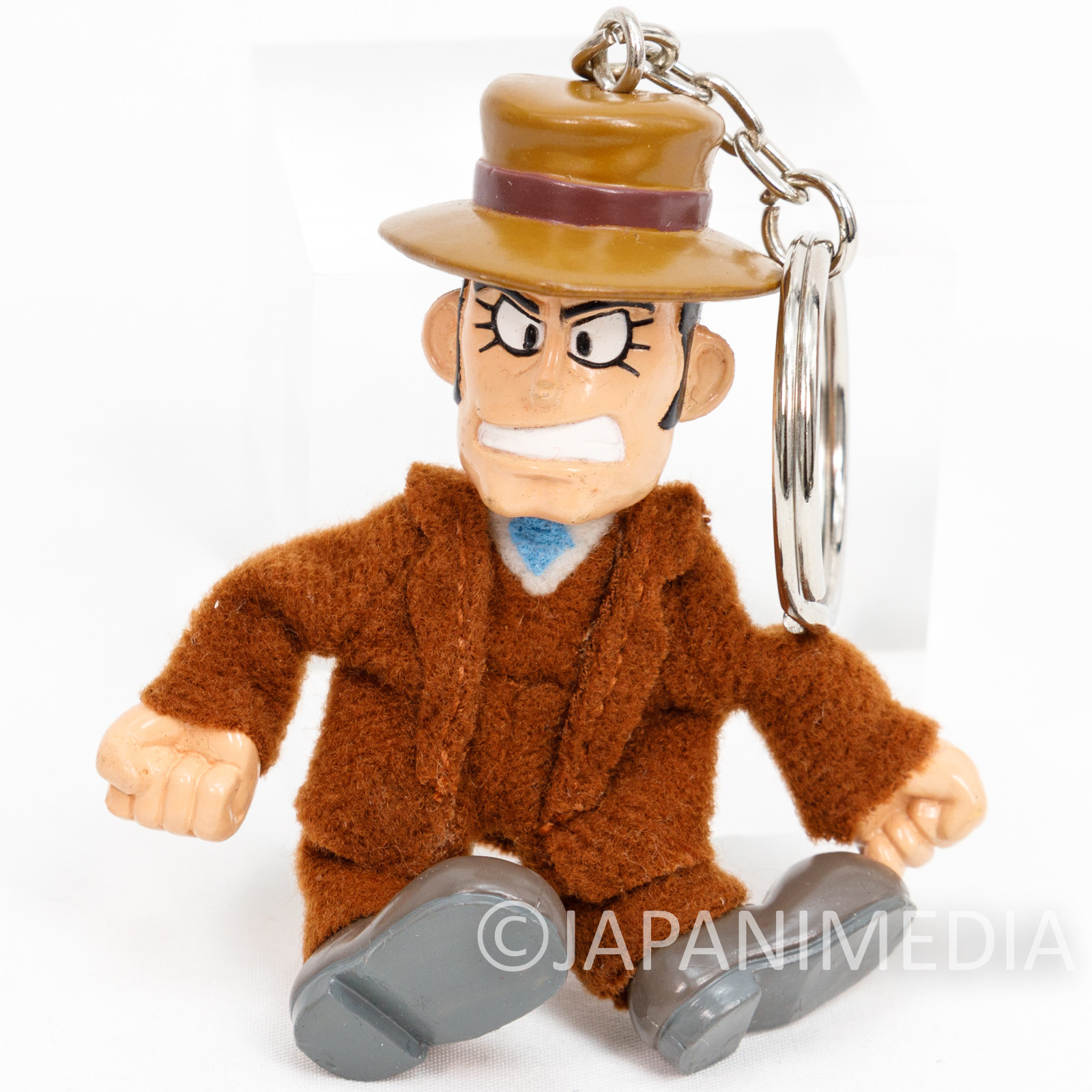 Lupin the Third (3rd) Zenigata Figure Doll Keychain Banpresto JAPAN ANIME MANGA