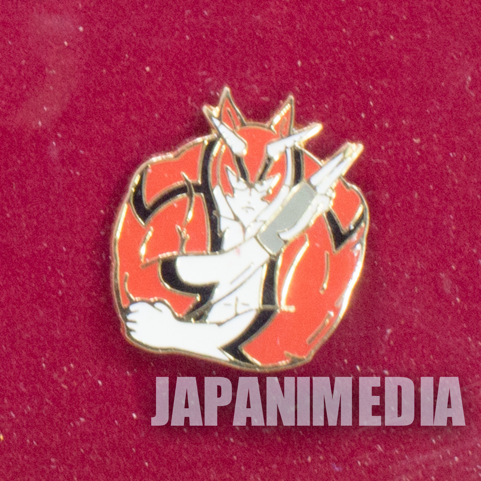 RARE! KINNIKUMAN 2nd Generations Pins 4pc Set w/Frame JAPAN ANIME