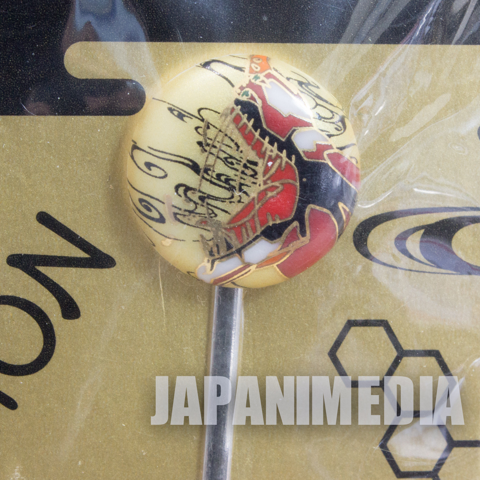 Evangelion EVA-02 Beast Mode Ceramic & Gold Hairpin JAPAN ANIME