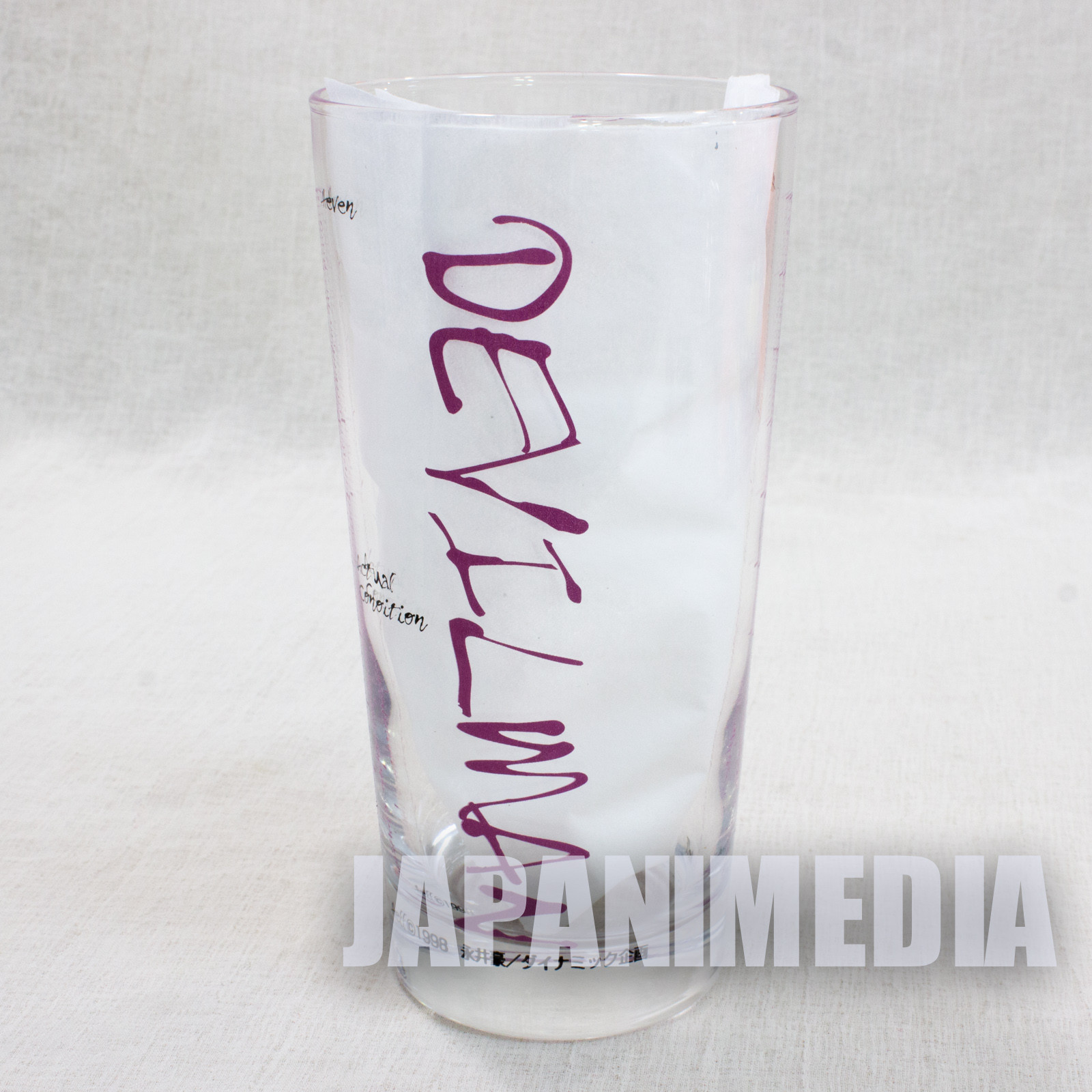 Devilman Purple Ver. Glass Go Nagai SK JAPAN ANIME MANGA