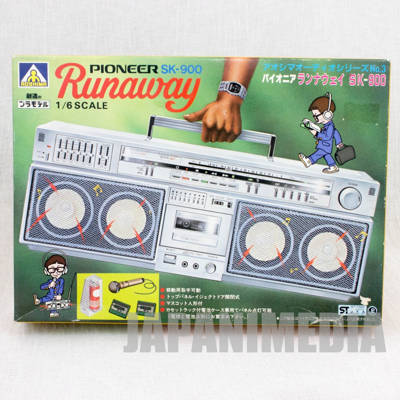 Pionner SK-900 Runaway Plastic Model Kit 1/6 Scale Aoshima Audio Series JAPAN