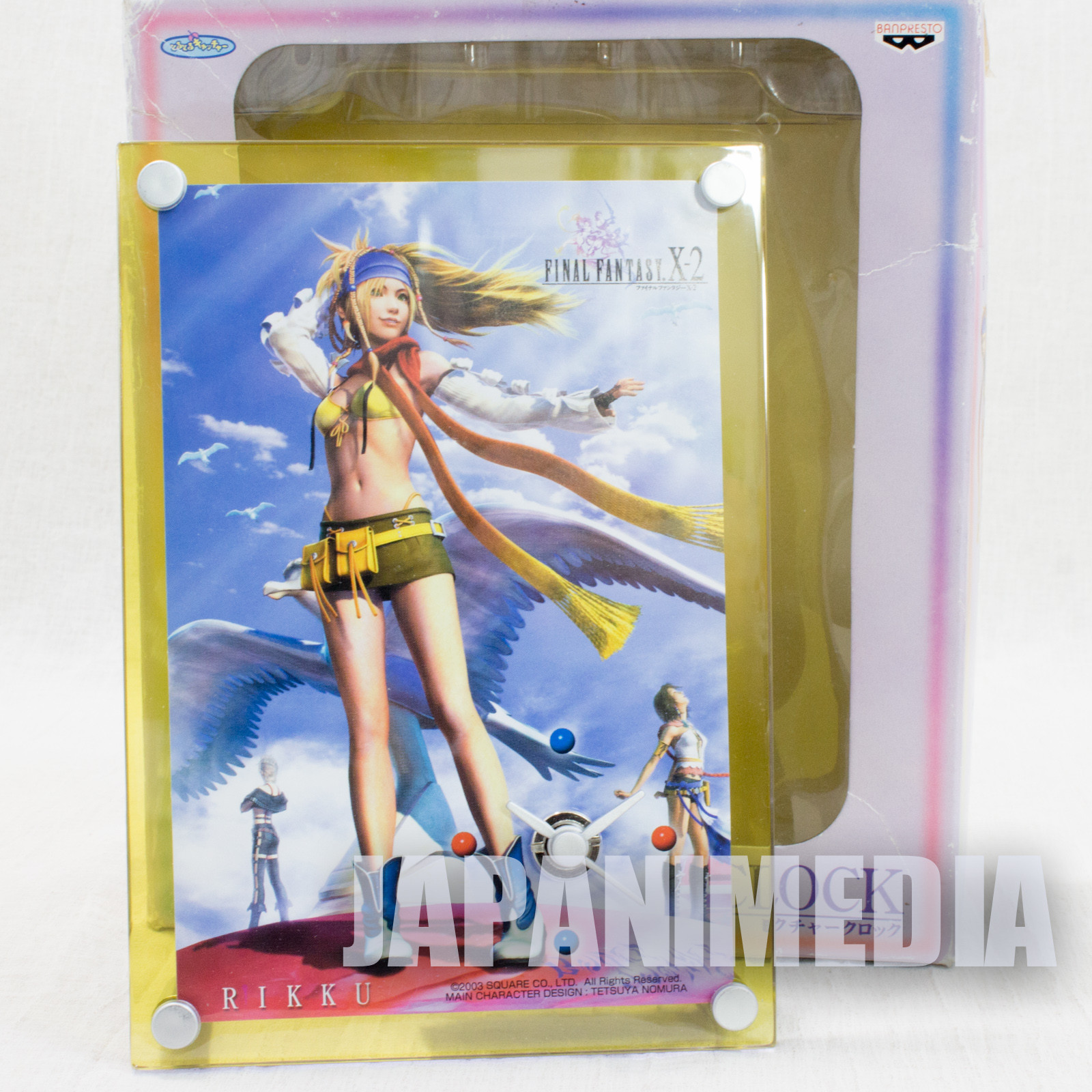 Final Fantasy X-2 Picture Clock Rikku JAPAN ANIME GAME SQUARE ENIX