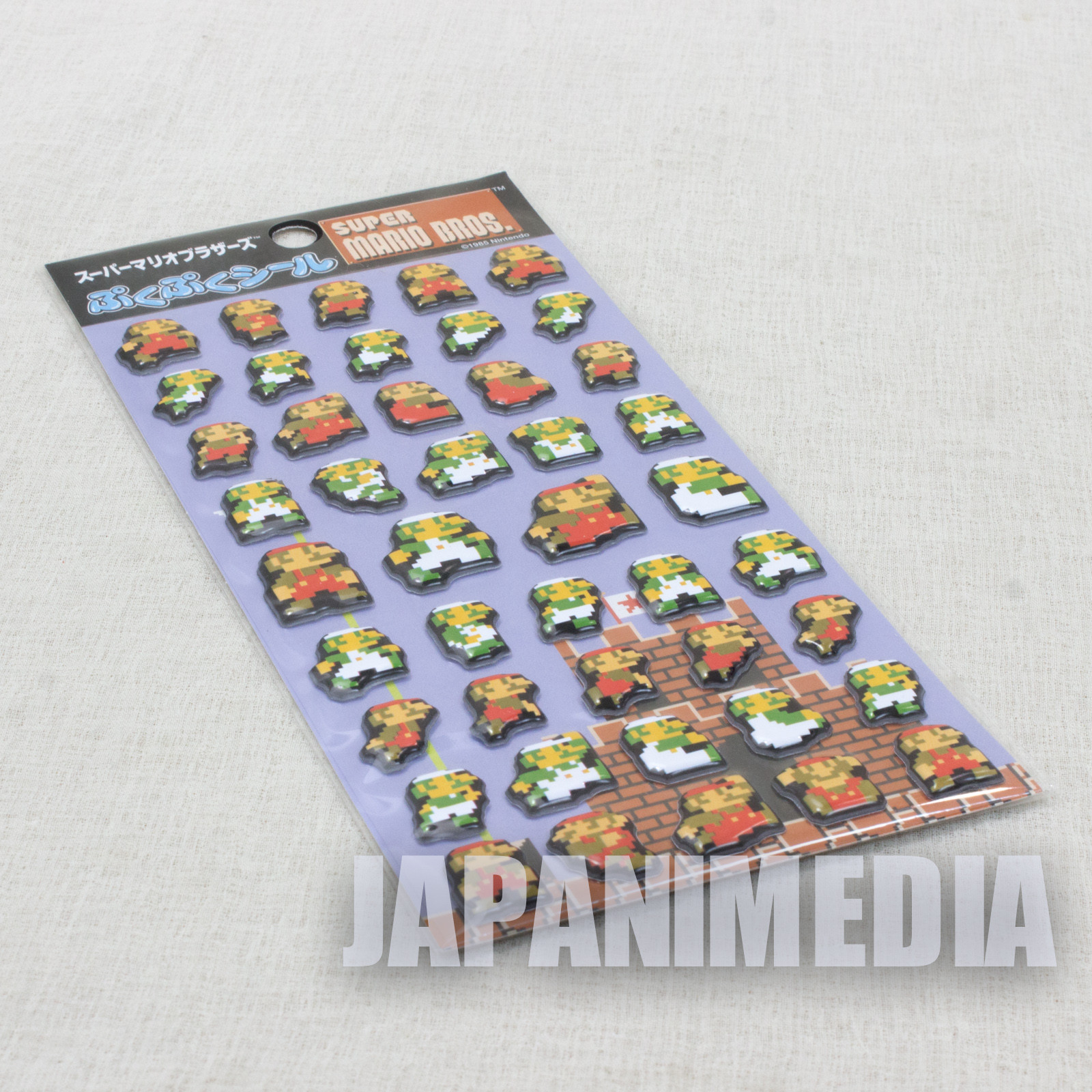 Super Mario Bros. Sticker Set JAPAN NINTENDO NES FAMICOM