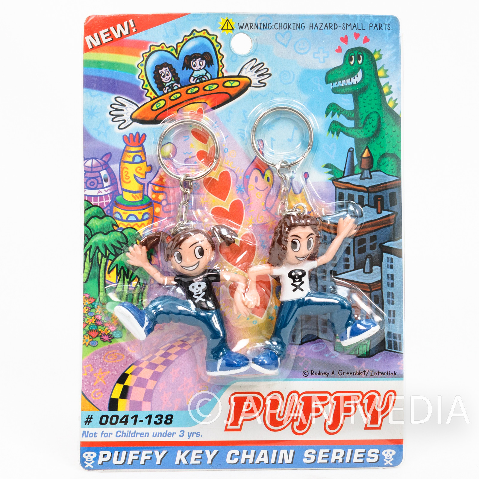 Puffy Ami & Yumi Figure Key chain #1 JAPAN