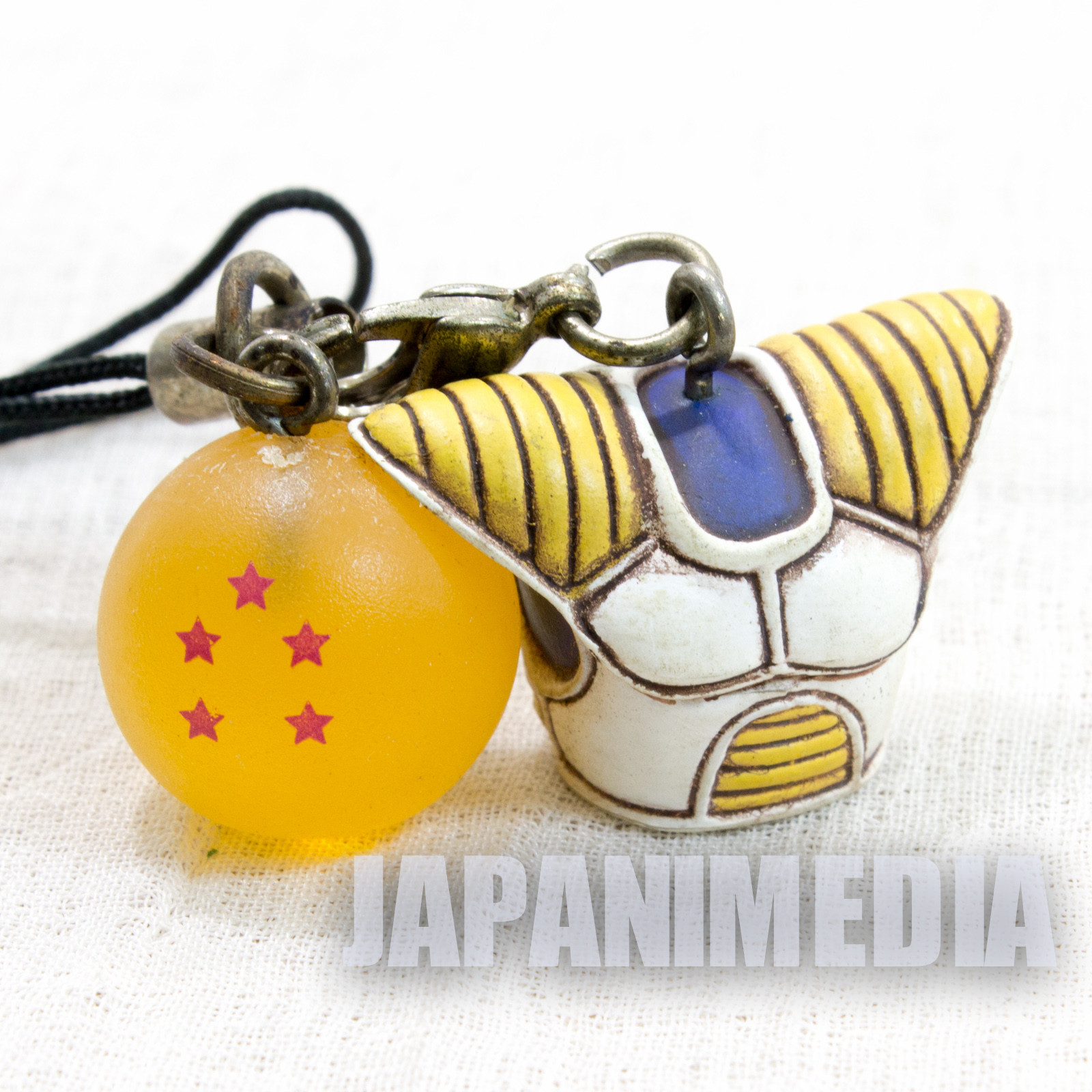 Dragon Ball Z Figure Strap Saiyan Battle Armor + Ball JAPAN ANIME MANGA